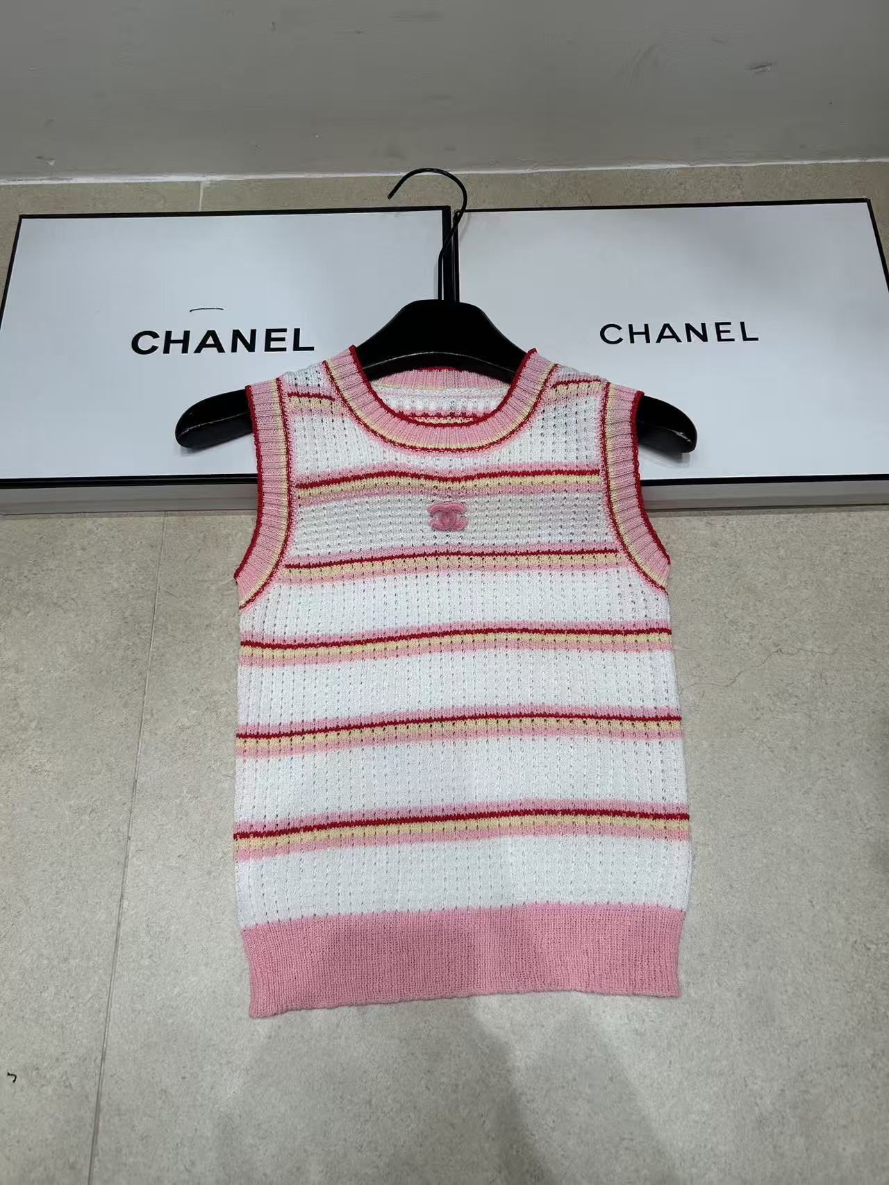 CHANE1 ダブルC ウールベスト【50％割引+送料無料】