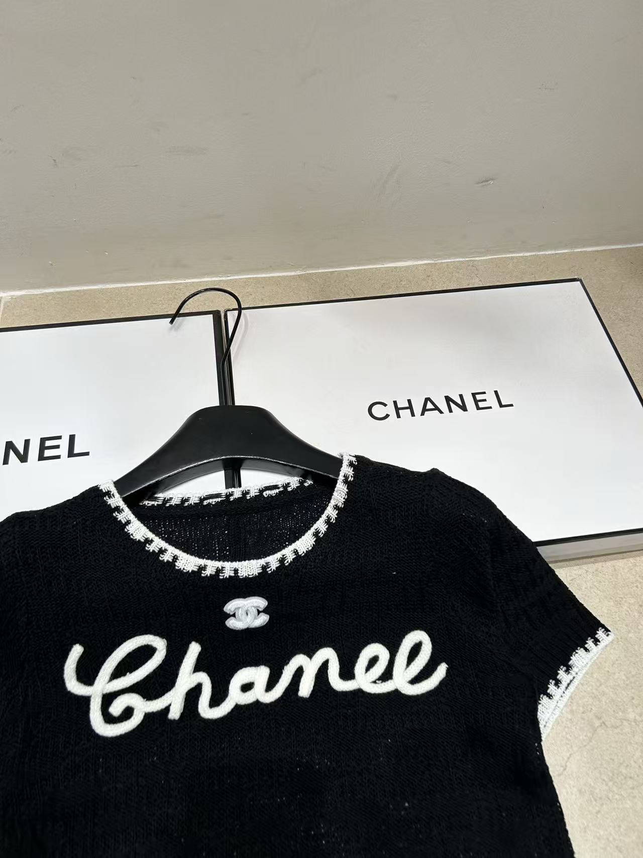 CHANE1 ダブルC刺繍文字ウール【50％割引+送料無料】
