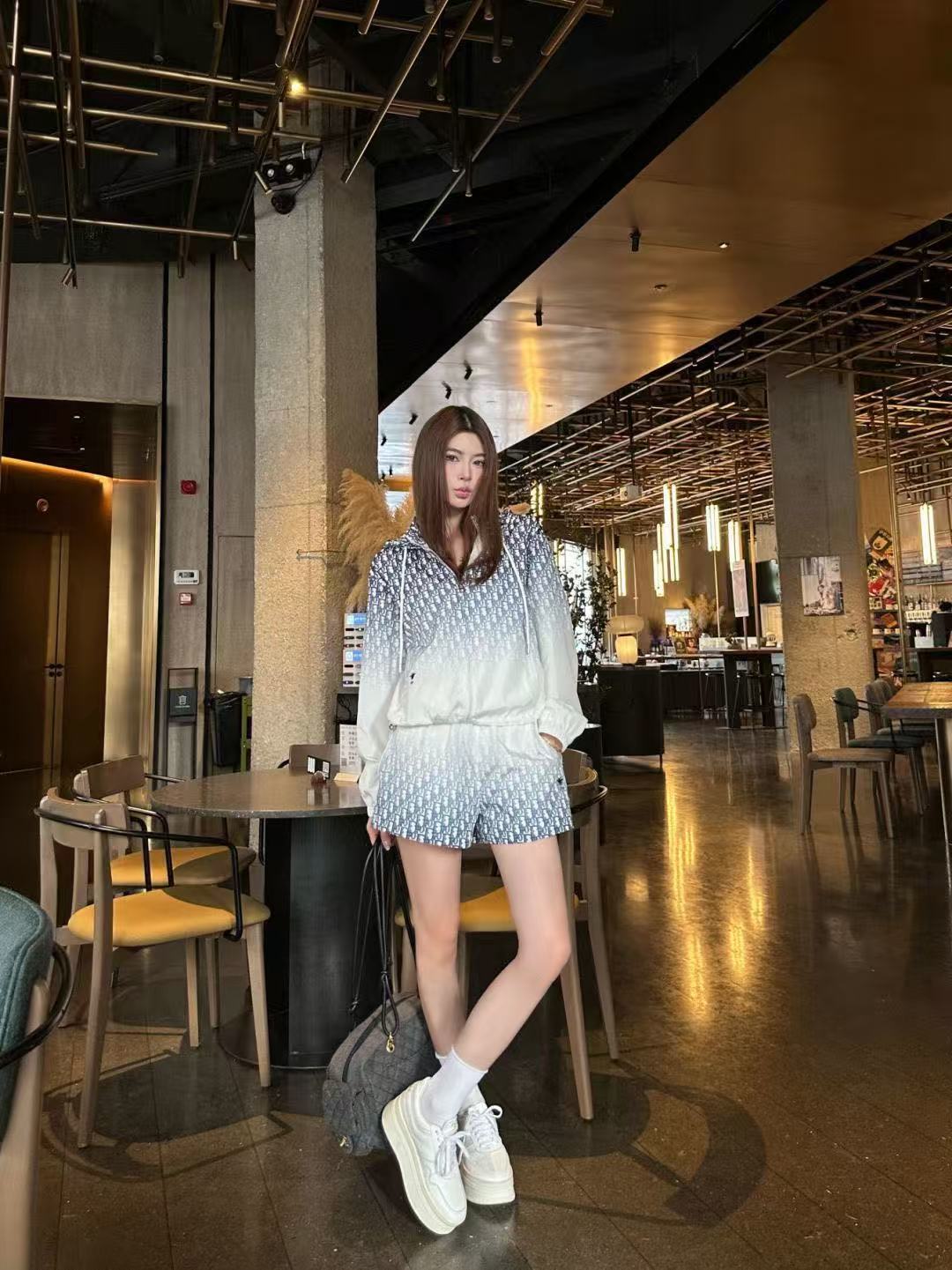 LVプリント 日よけショートパンツ ＋ ジャケット【50％割引+送料無料】