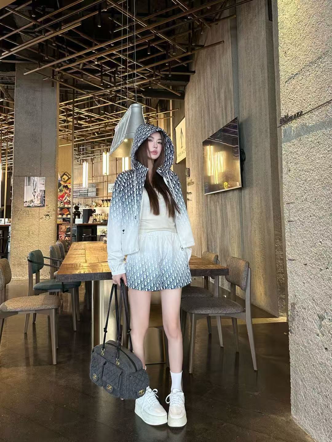 LVプリント 日よけショートパンツ ＋ ジャケット【50％割引+送料無料】