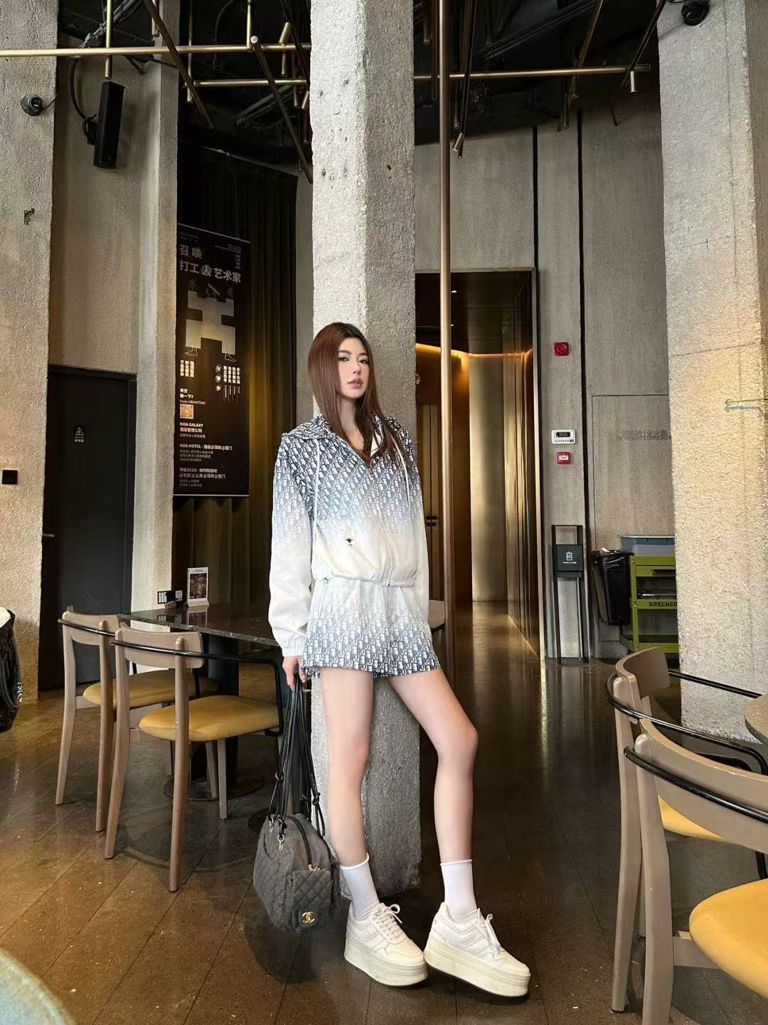 LVプリント 日よけショートパンツ ＋ ジャケット【50％割引+送料無料】