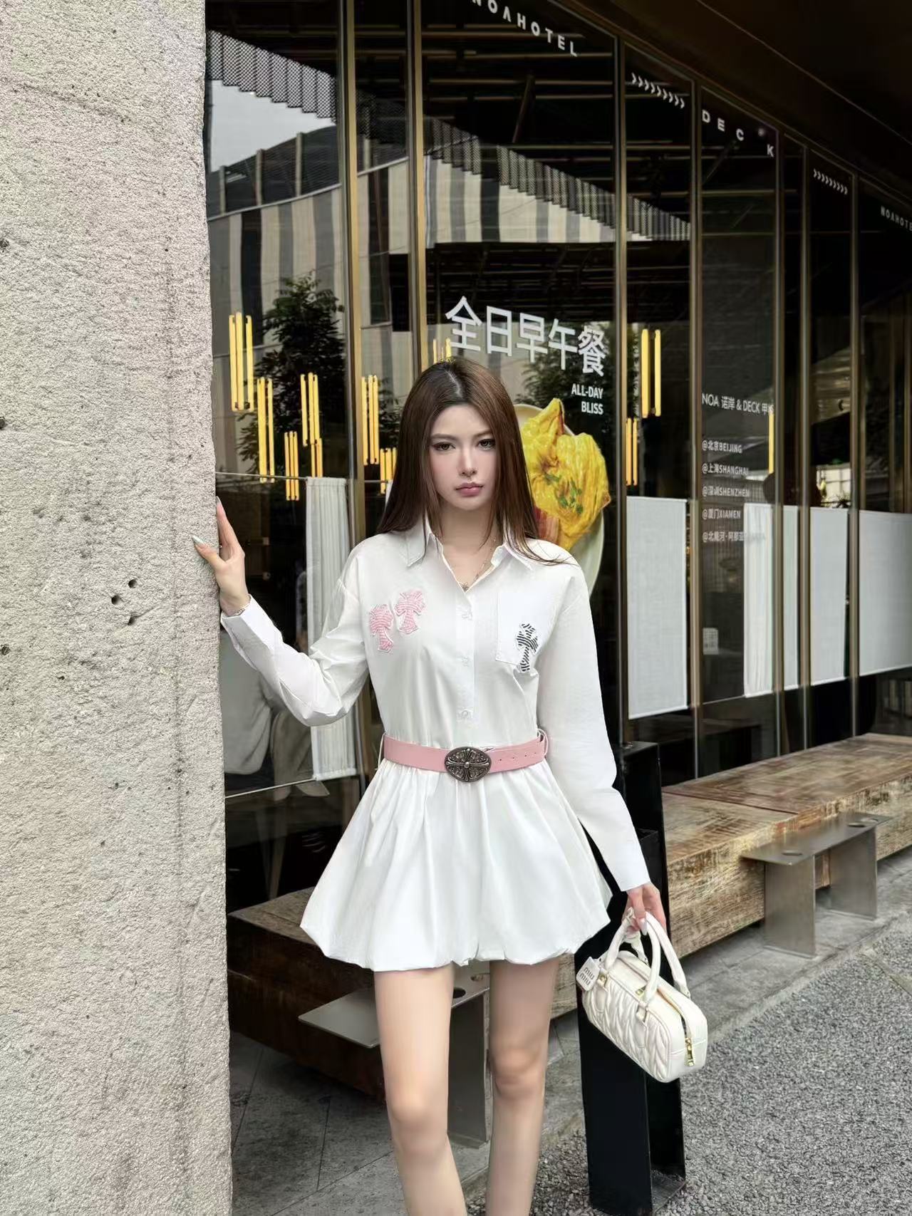 Chr0me Heartsシャツワンピース【50％割引+送料無料】