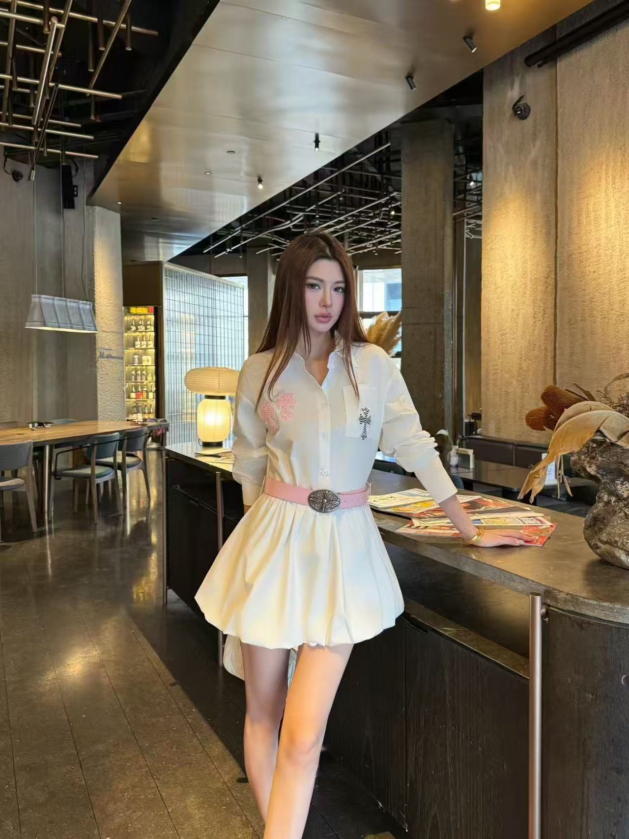 Chr0me Heartsシャツワンピース【50％割引+送料無料】