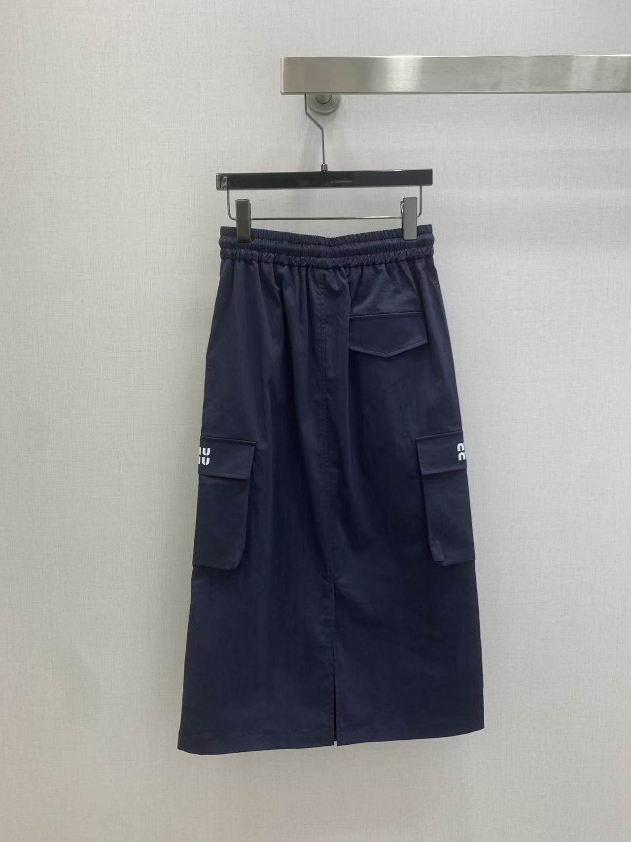 M1UM1U ウエストゴム入りミディスカート【50％割引+送料無料】