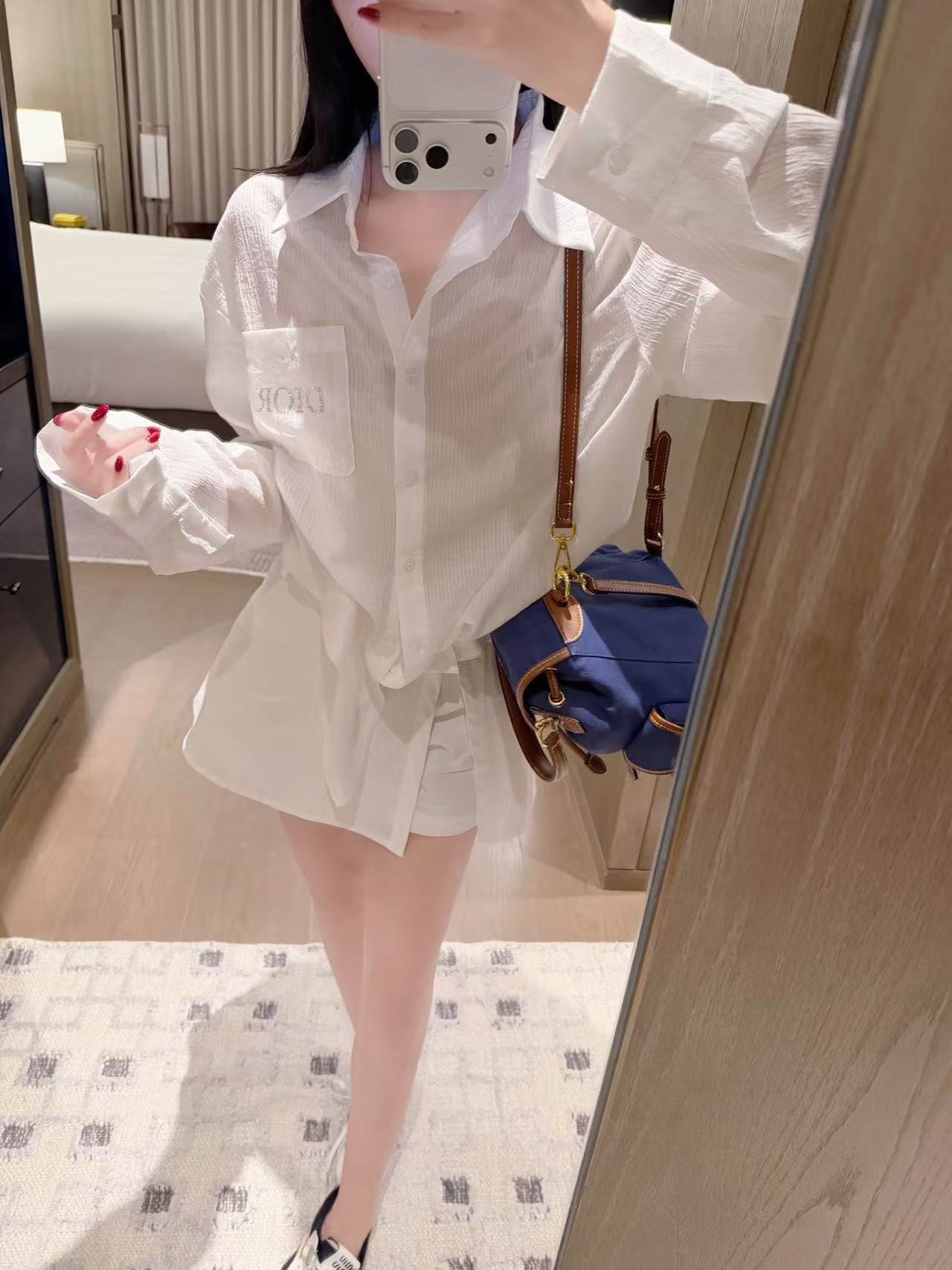 DIOR シアーレタリングシャツ【50％割引+送料無料】