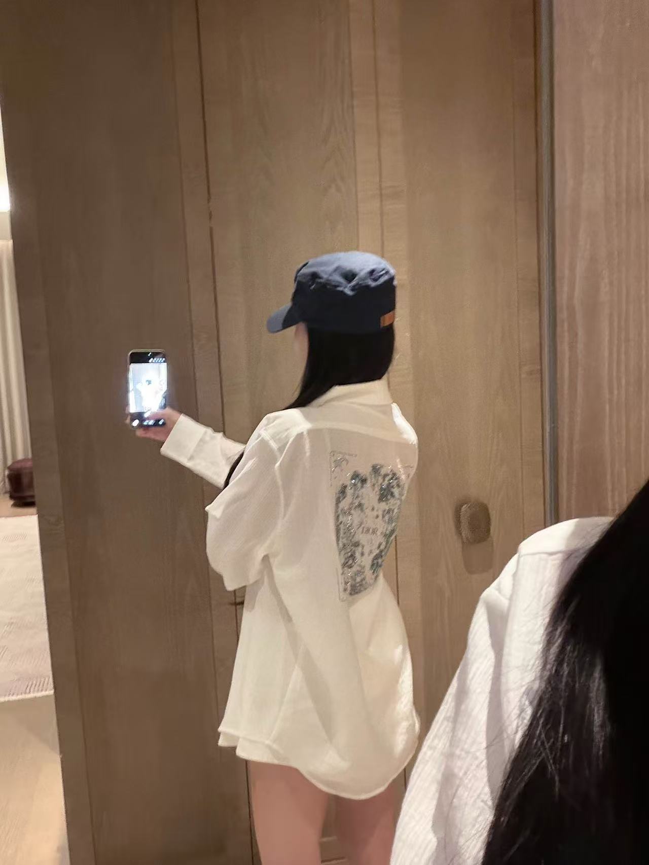 DIOR シアーレタリングシャツ【50％割引+送料無料】