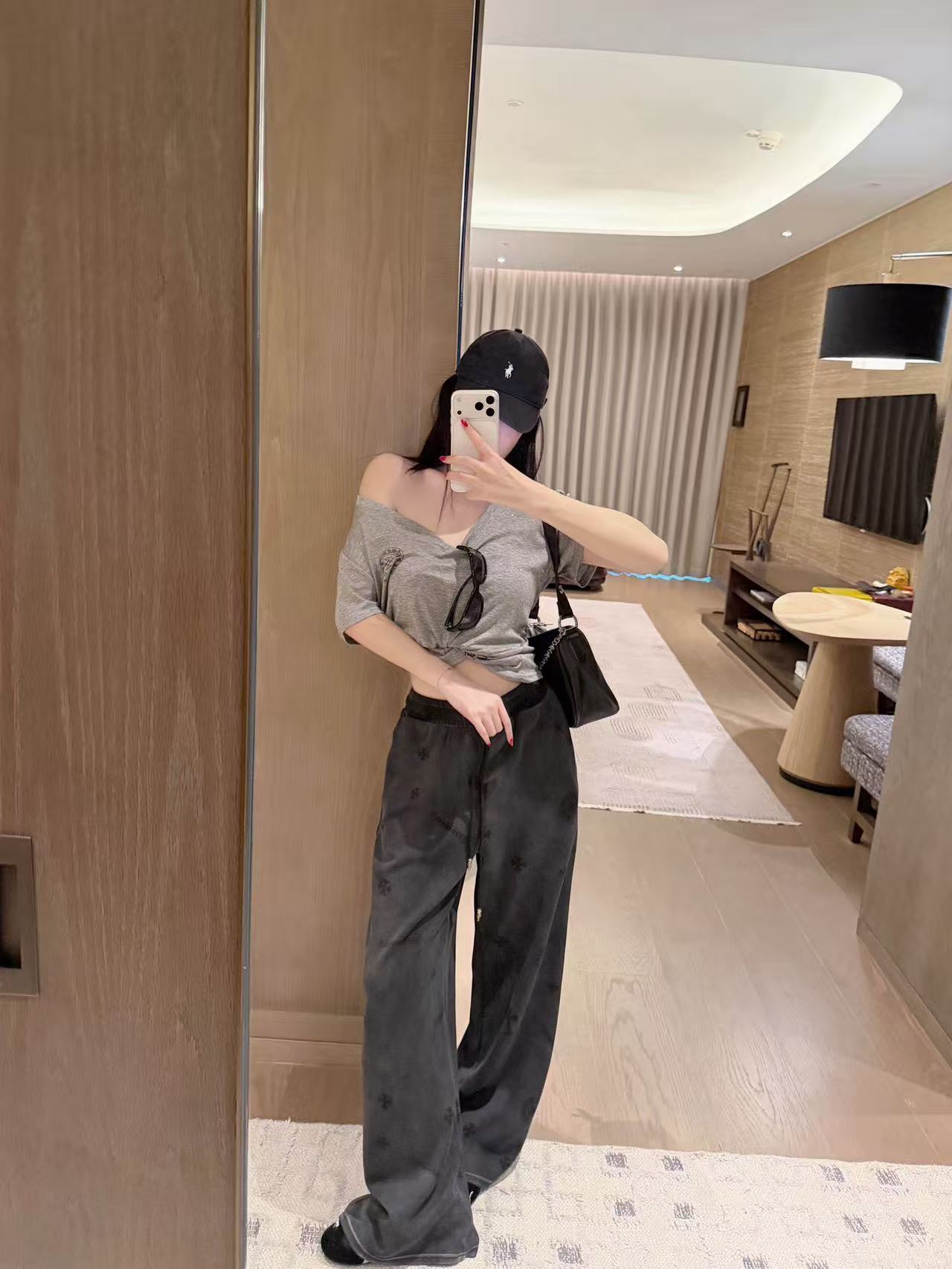 Chr0me Hearts柄入りカジュアルパンツ【50％割引+送料無料】