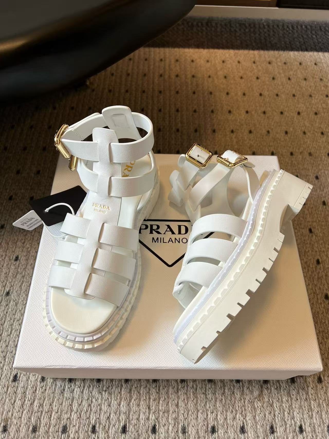 PR4DA 高品質プラットフォームサンダル【50％割引+送料無料】