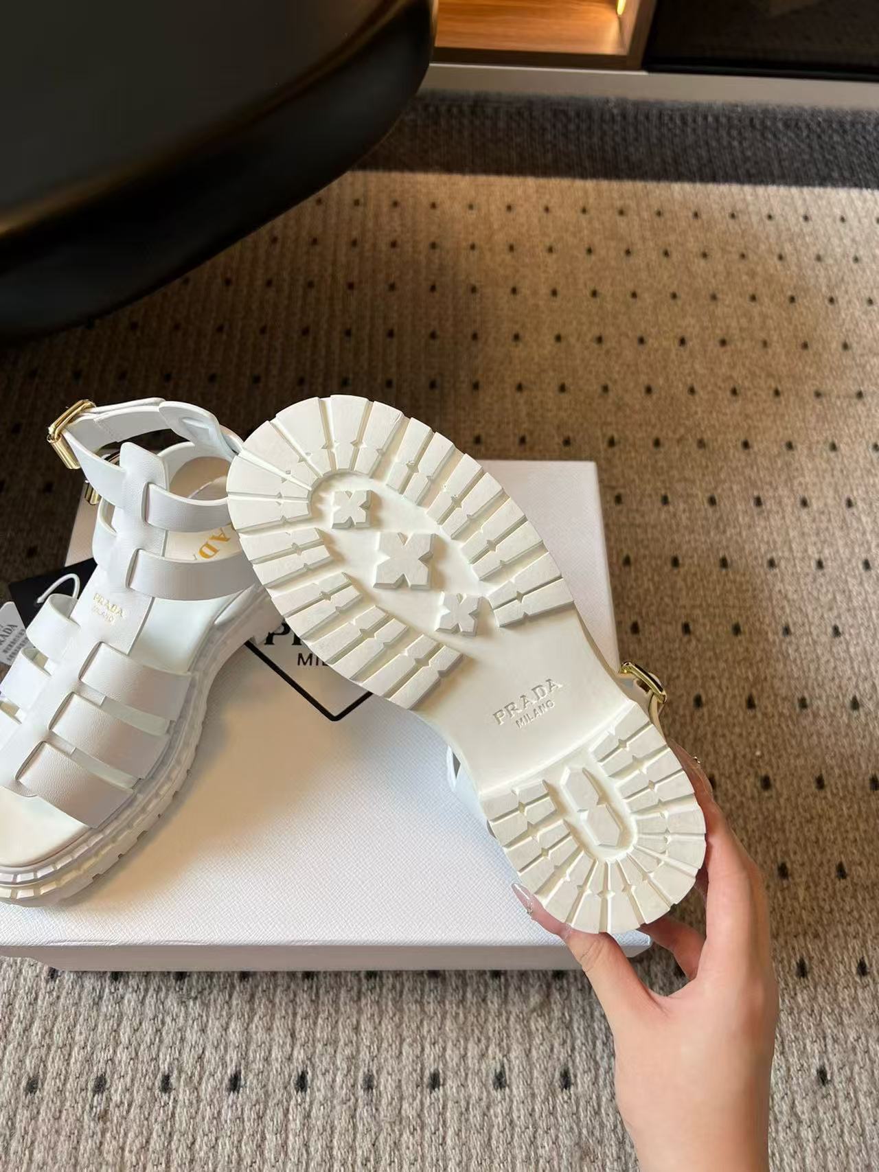 PR4DA 高品質プラットフォームサンダル【50％割引+送料無料】