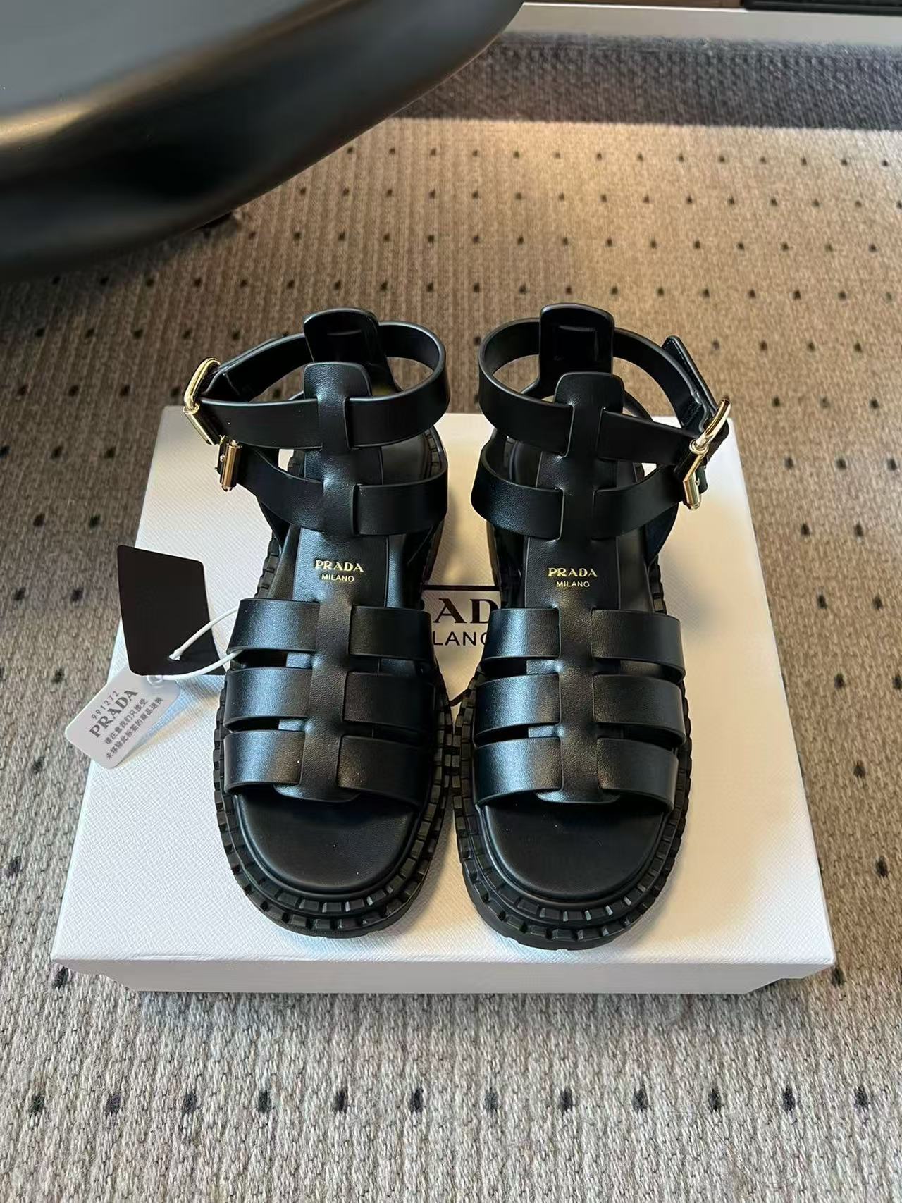 PR4DA 高品質プラットフォームサンダル【50％割引+送料無料】