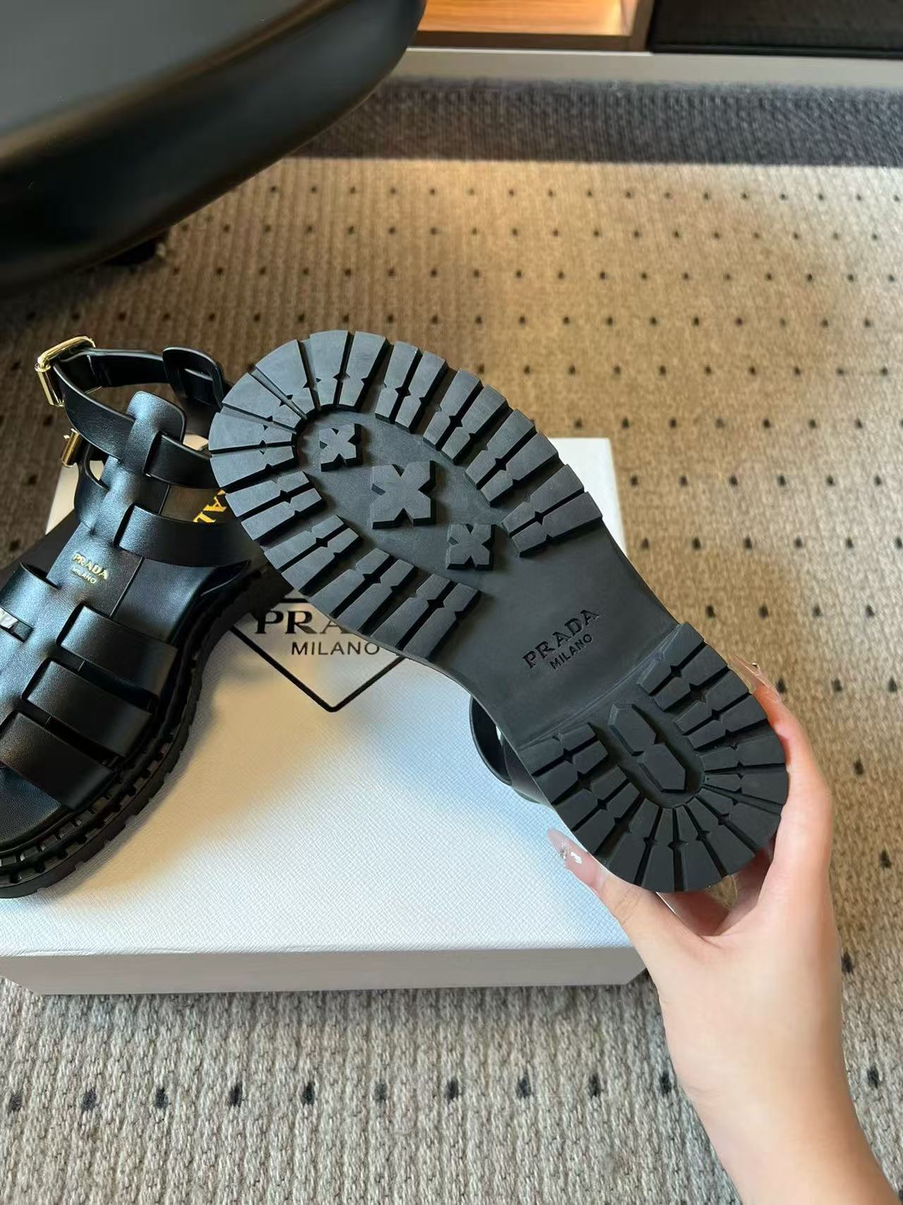 PR4DA 高品質プラットフォームサンダル【50％割引+送料無料】