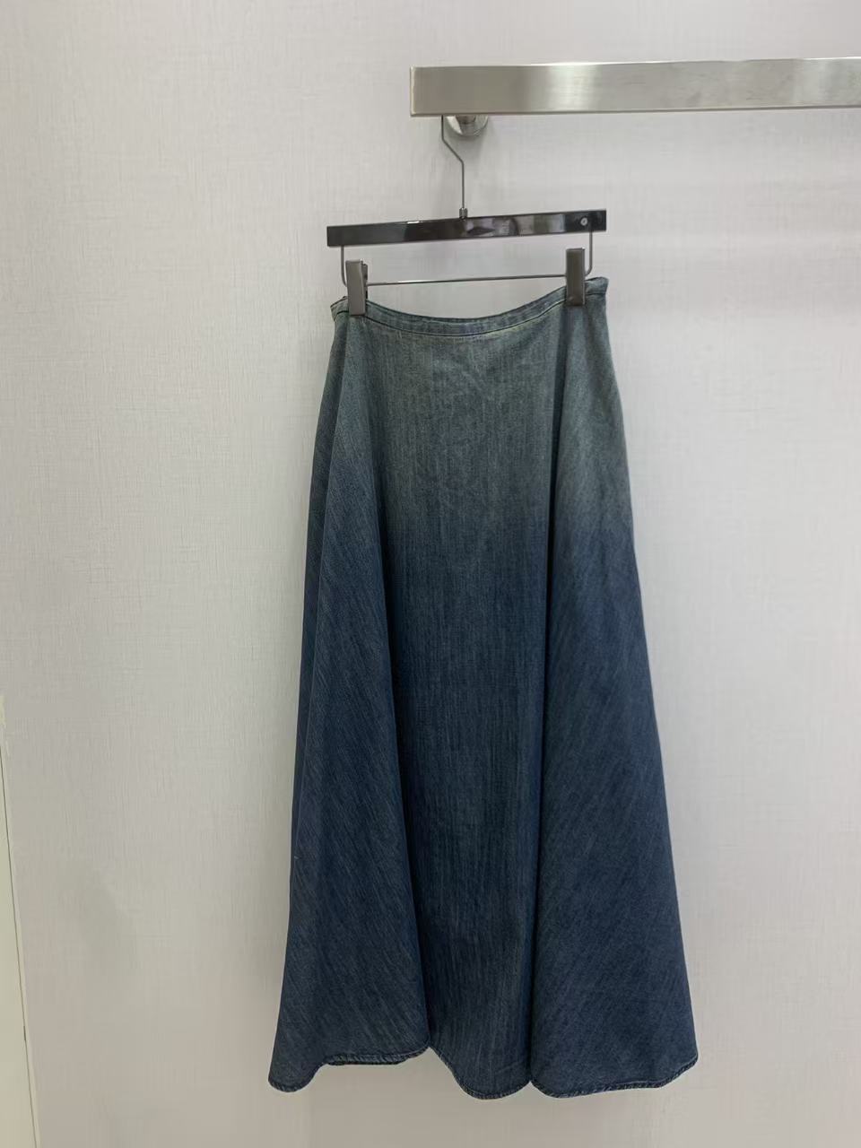 DI0Rレースアップデニムスカート【50％割引+送料無料】