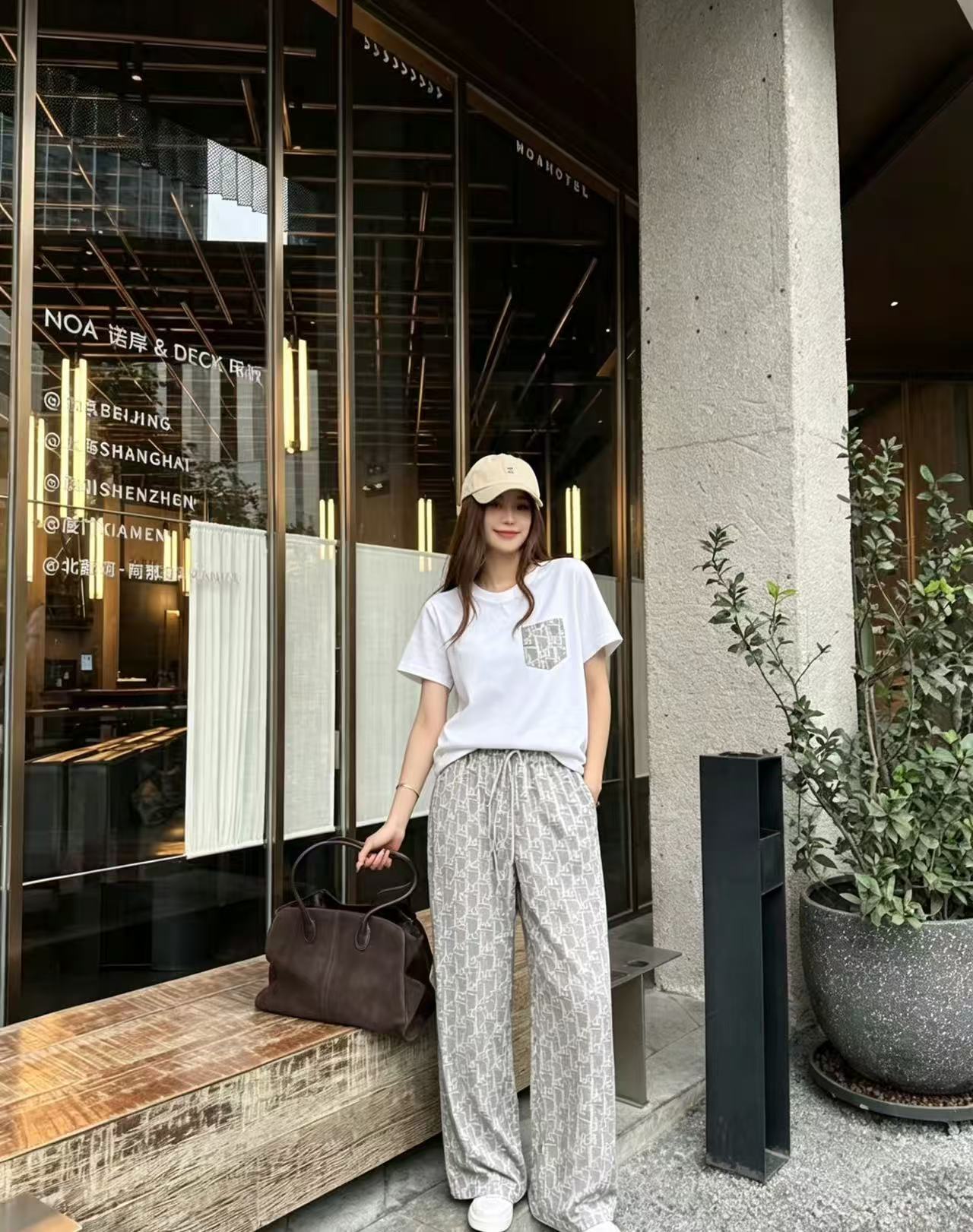 DI0R口袋T恤+长裤两件套【50％割引+送料無料】