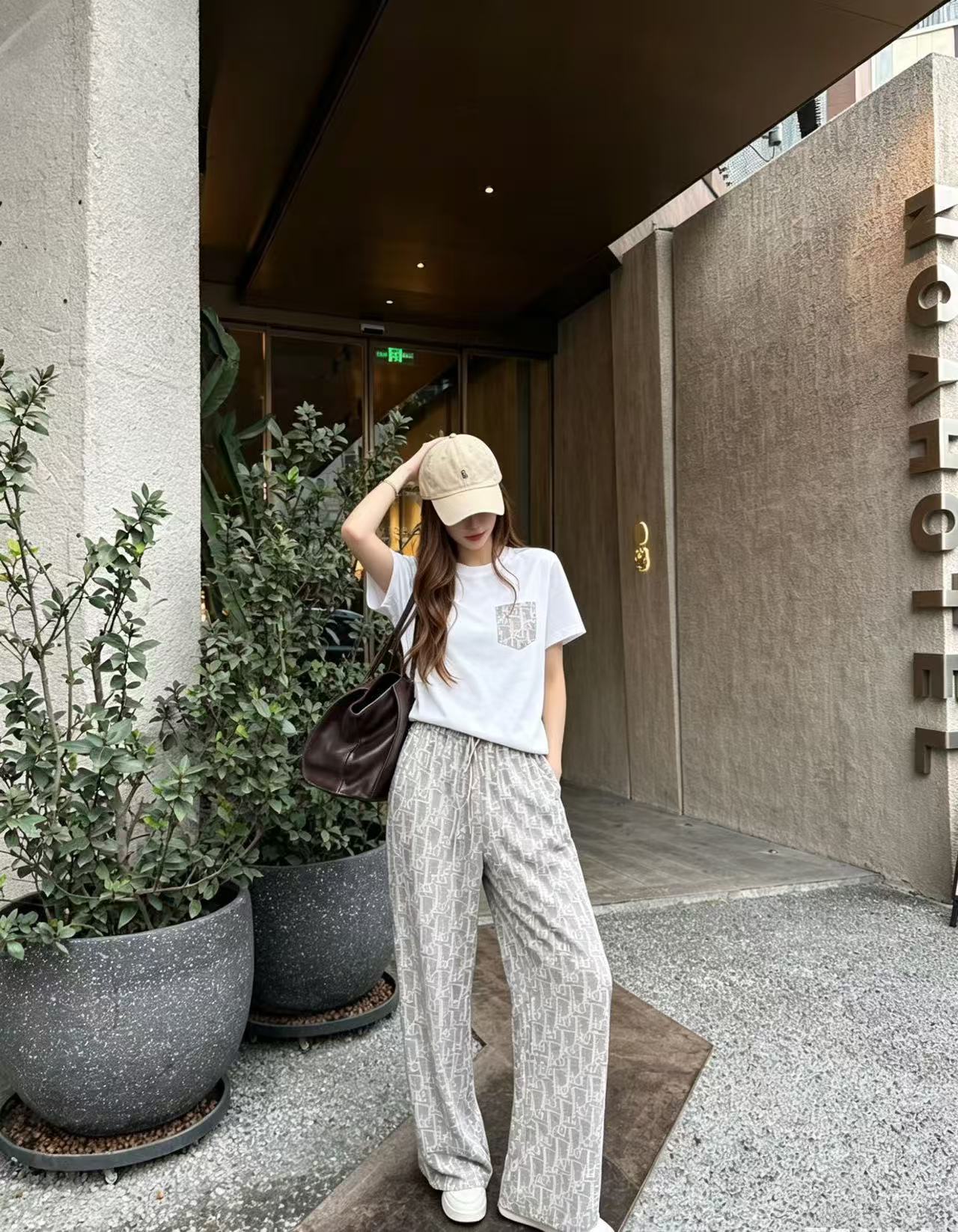 DI0R口袋T恤+长裤两件套【50％割引+送料無料】