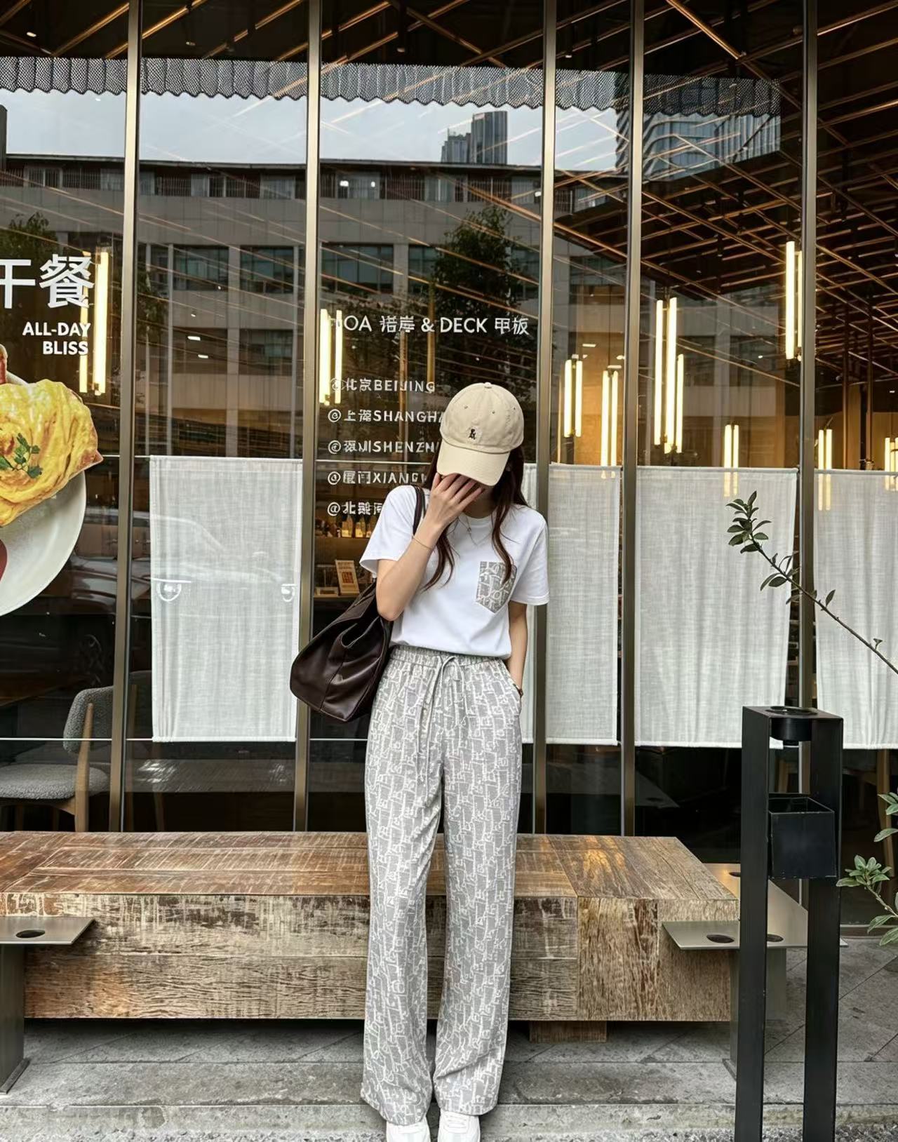 DI0R口袋T恤+长裤两件套【50％割引+送料無料】