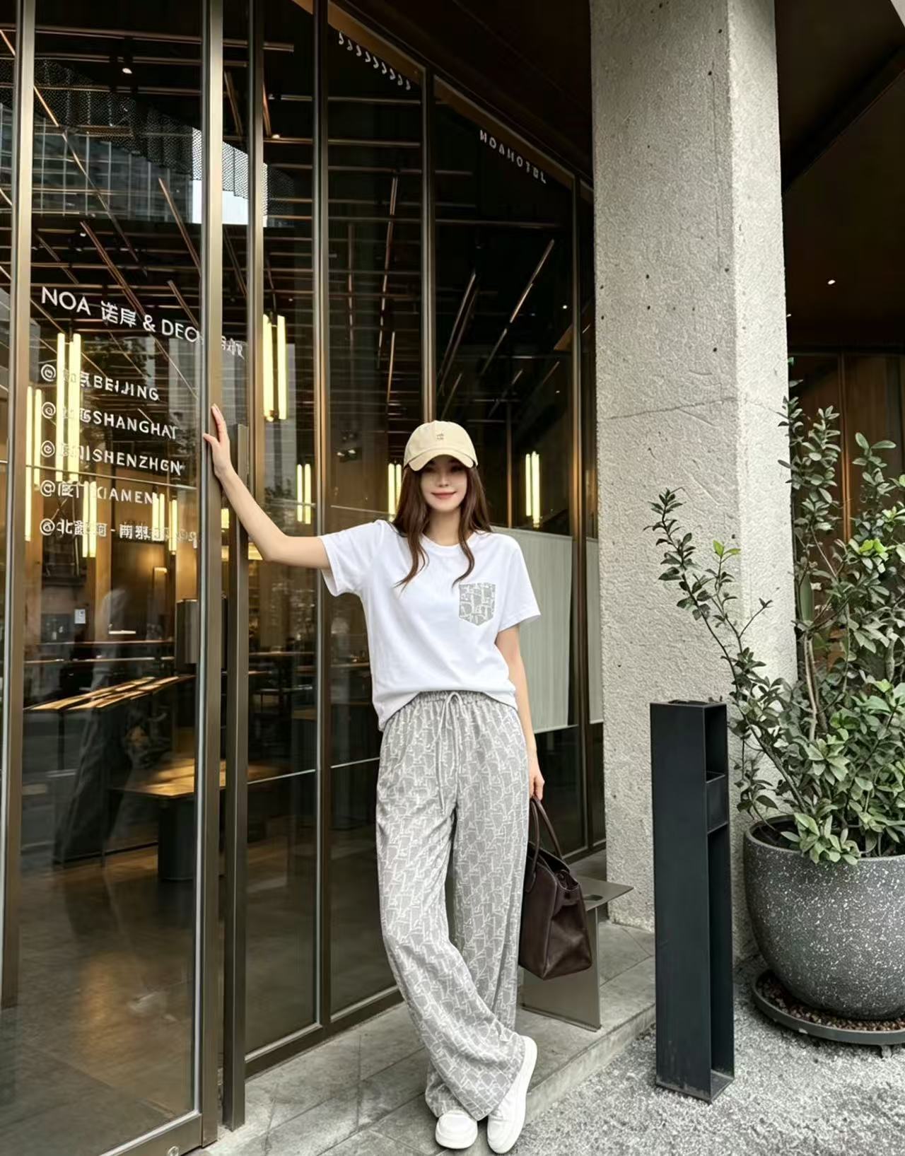 DI0R口袋T恤+长裤两件套【50％割引+送料無料】