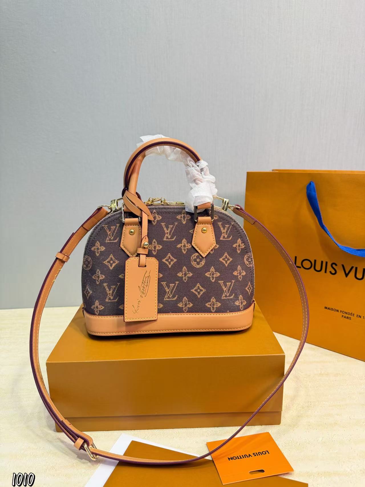 LVプリント シェルバッグ【50％割引+送料無料】