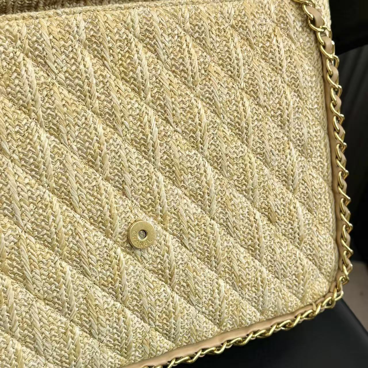 CHANE1 編み込みチェーンバッグ【50％割引+送料無料】