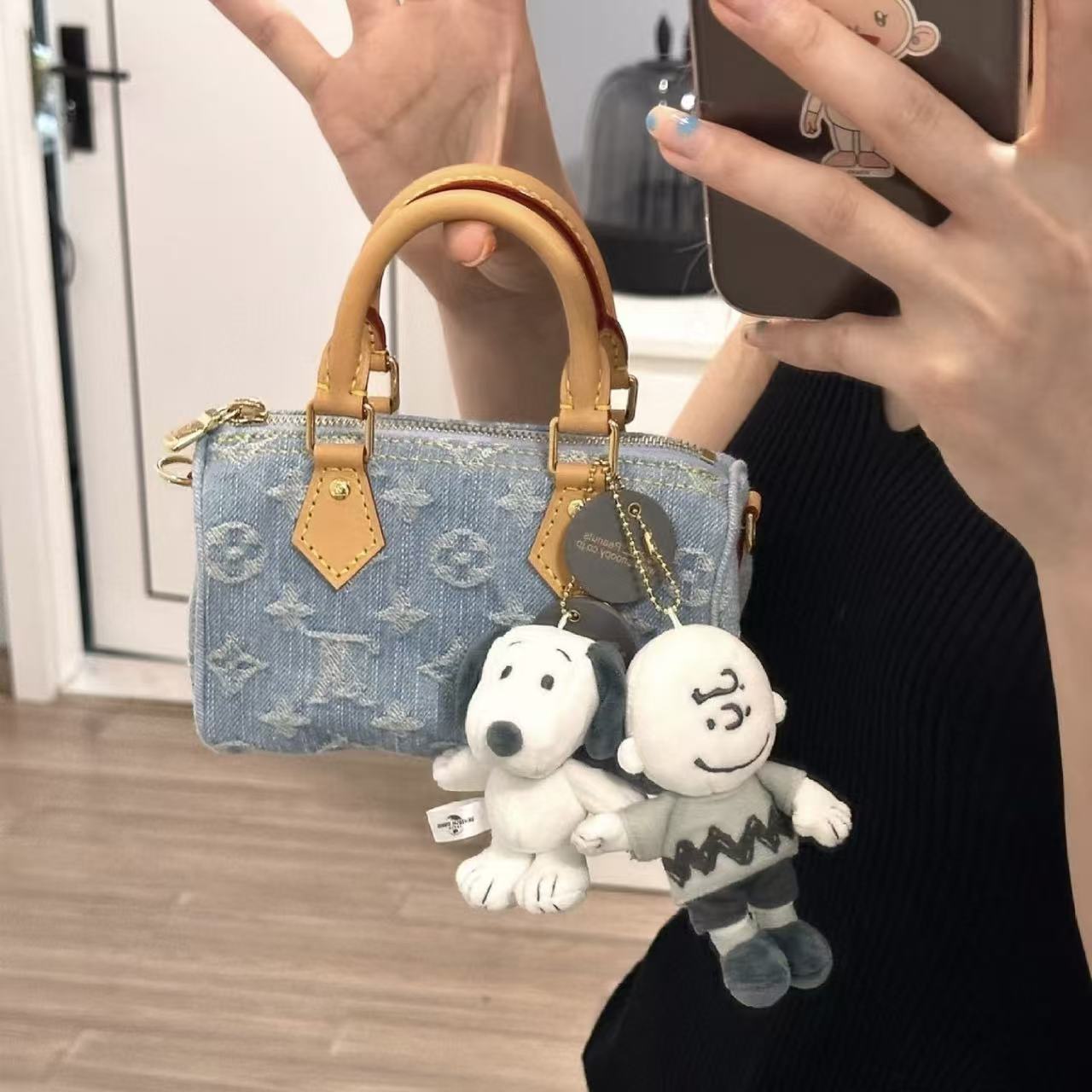 LV デニムハンドバッグ【50％割引+送料無料】