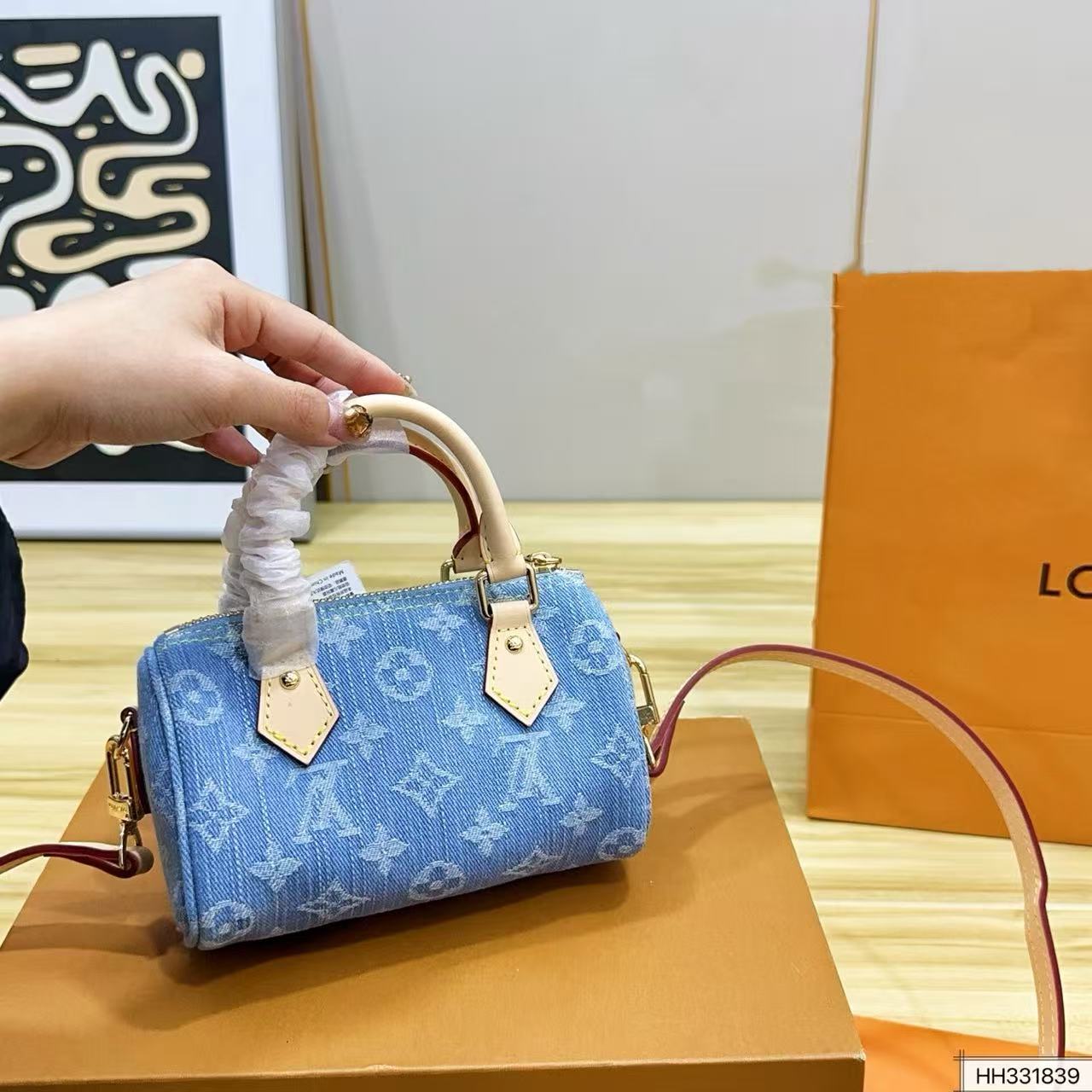 LV デニムハンドバッグ【50％割引+送料無料】