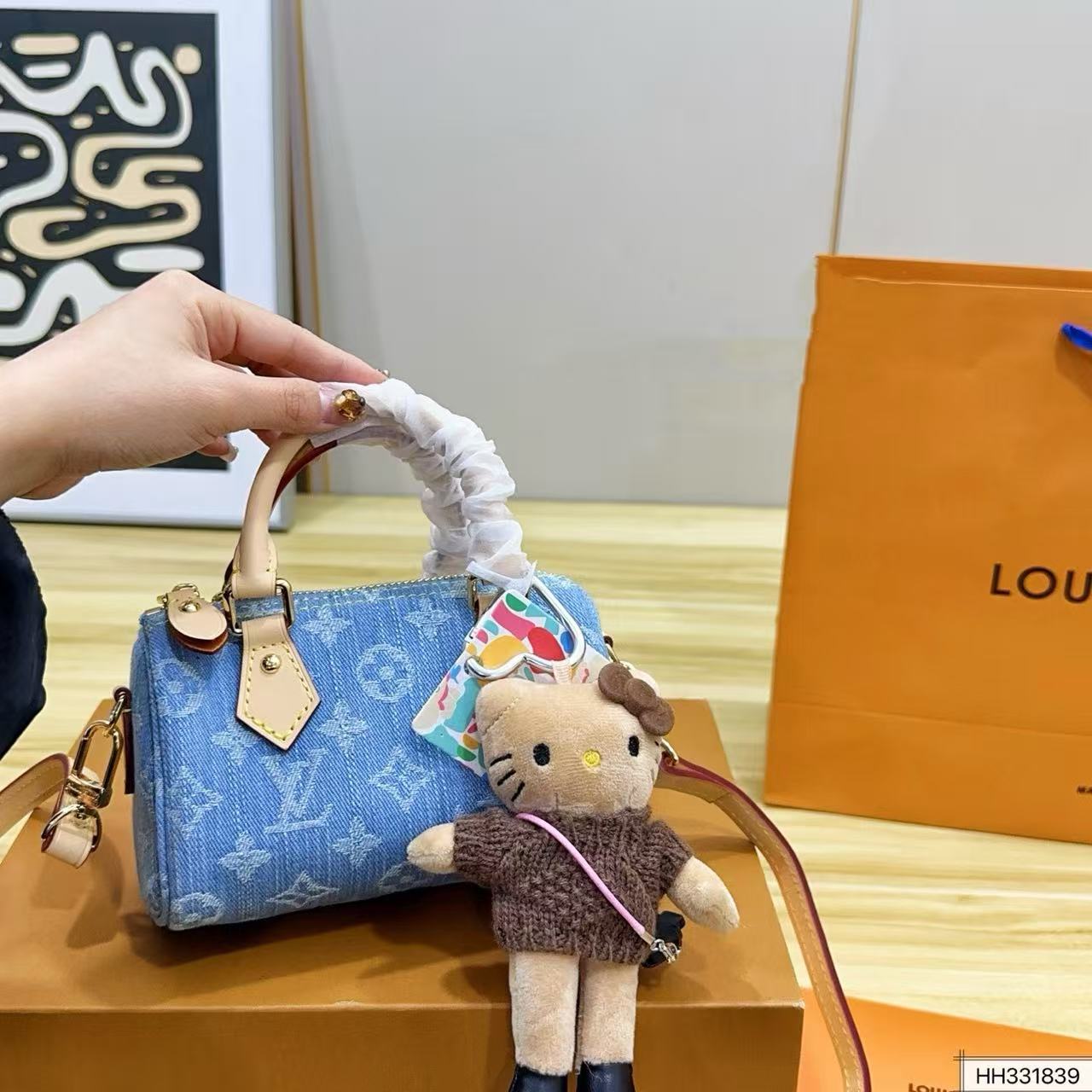 LV デニムハンドバッグ【50％割引+送料無料】