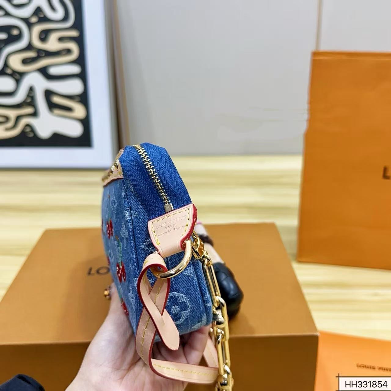 LV チェリー チェーンショルダーバッグ【50％割引+送料無料】