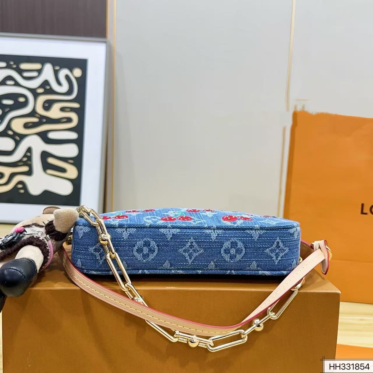 LV チェリー チェーンショルダーバッグ【50％割引+送料無料】