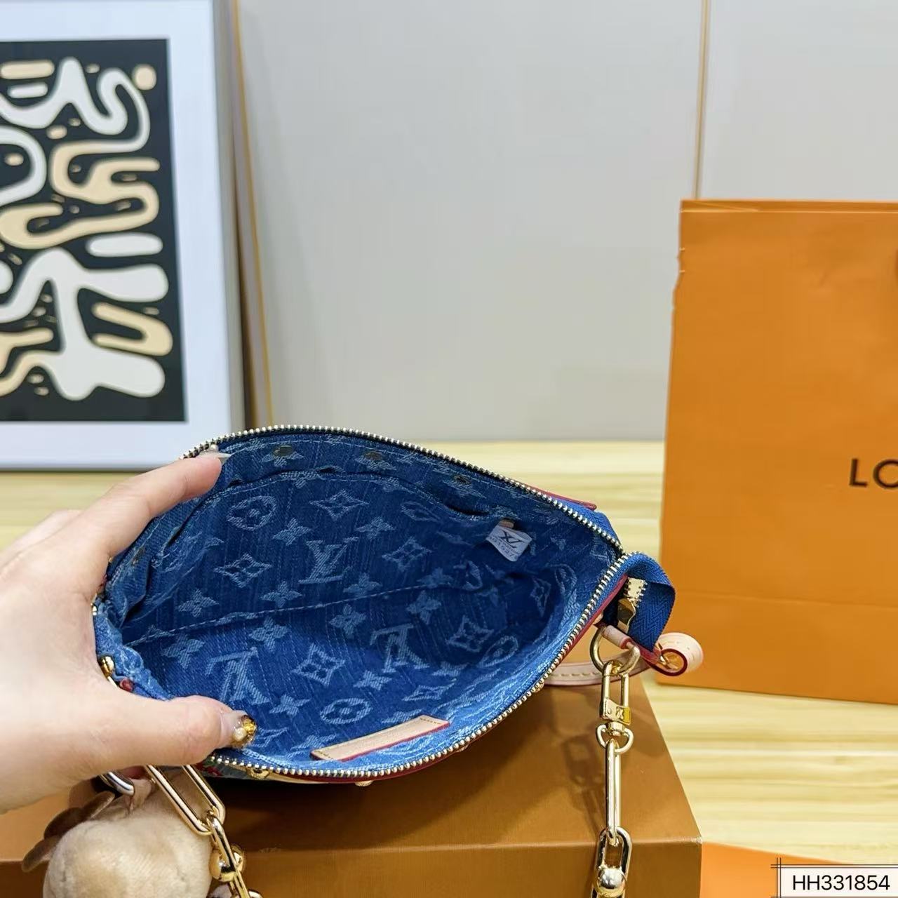 LV チェリー チェーンショルダーバッグ【50％割引+送料無料】