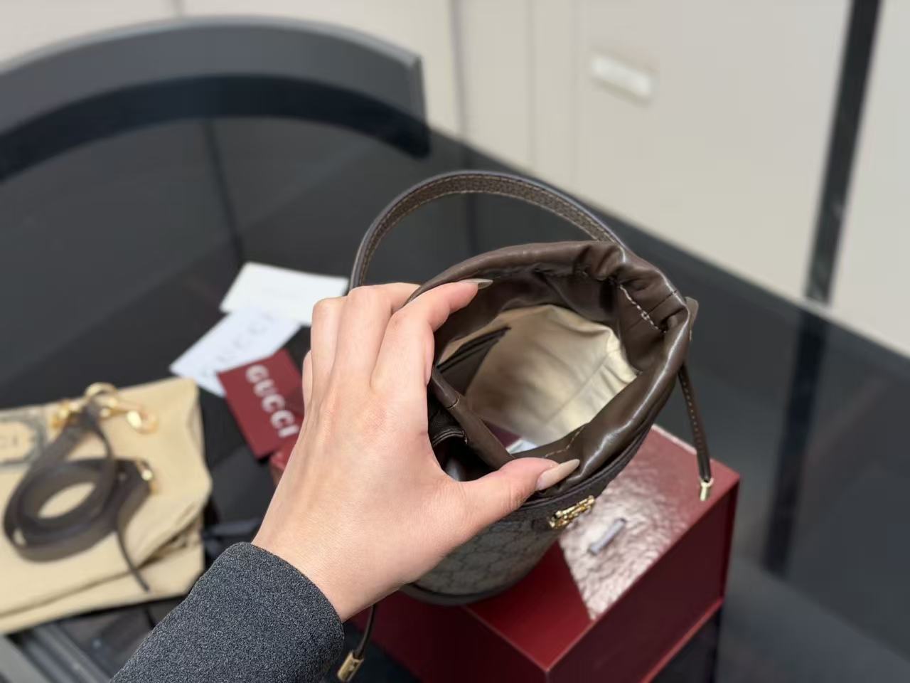 GUCC1 ophidiaバケットバッグ【50％割引+送料無料】