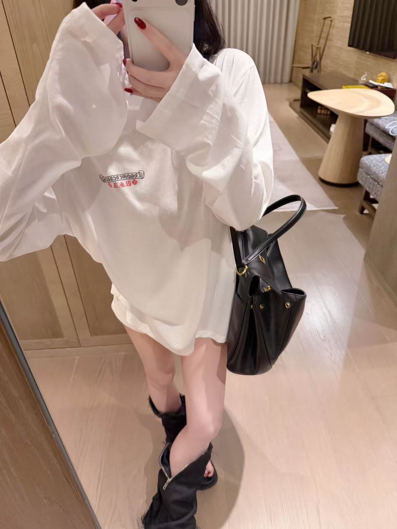 Chr0me Heartsクラック柄プリント 日焼け防止Tシャツ【50％割引+送料無料】