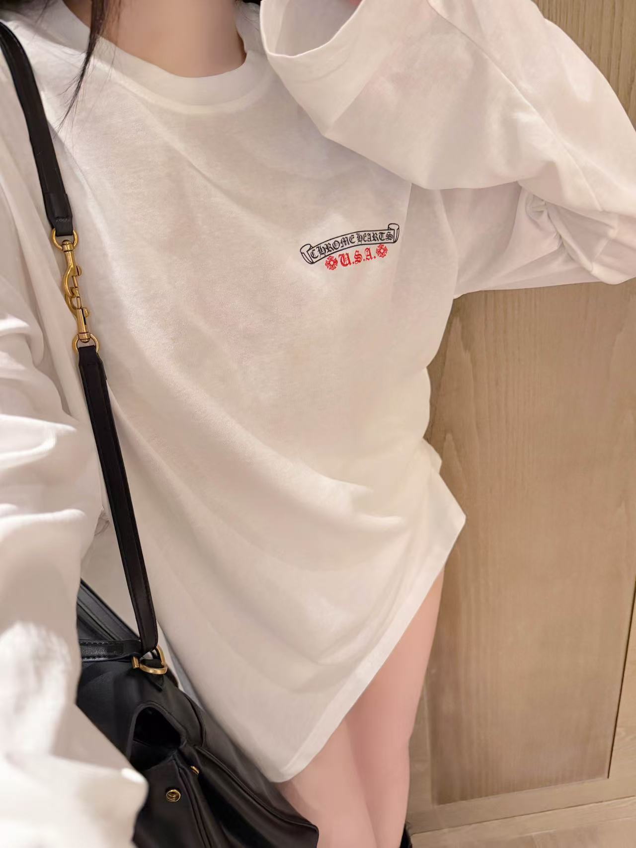 Chr0me Heartsクラック柄プリント 日焼け防止Tシャツ【50％割引+送料無料】