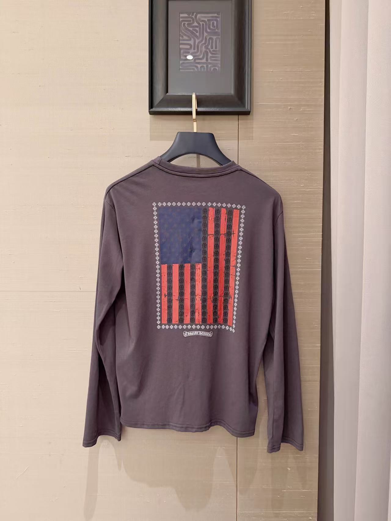 Chr0me Heartsクラック柄プリント 日焼け防止Tシャツ【50％割引+送料無料】