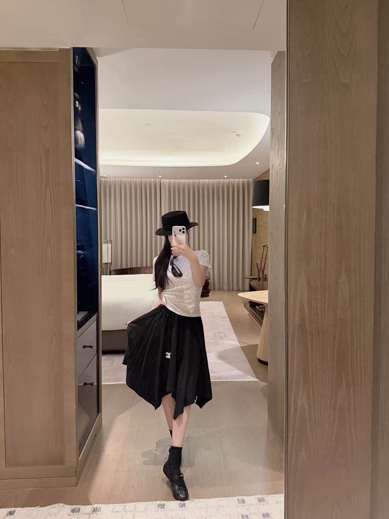 CHANE1 ダブルCイレギュラースカート【50％割引+送料無料】