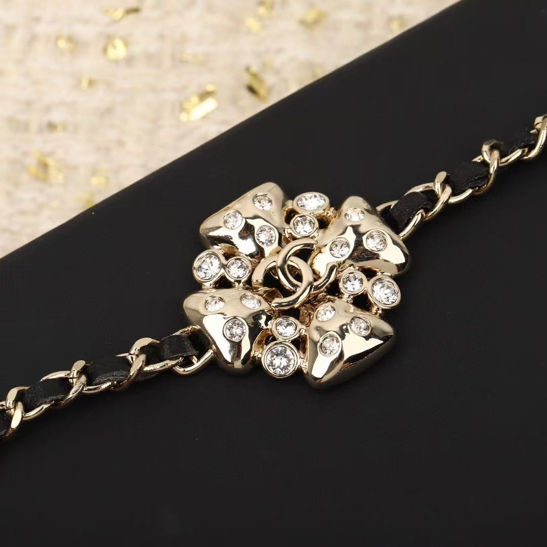 CHANE1 ダブルCダイヤモンドネックレス【50％割引+送料無料】