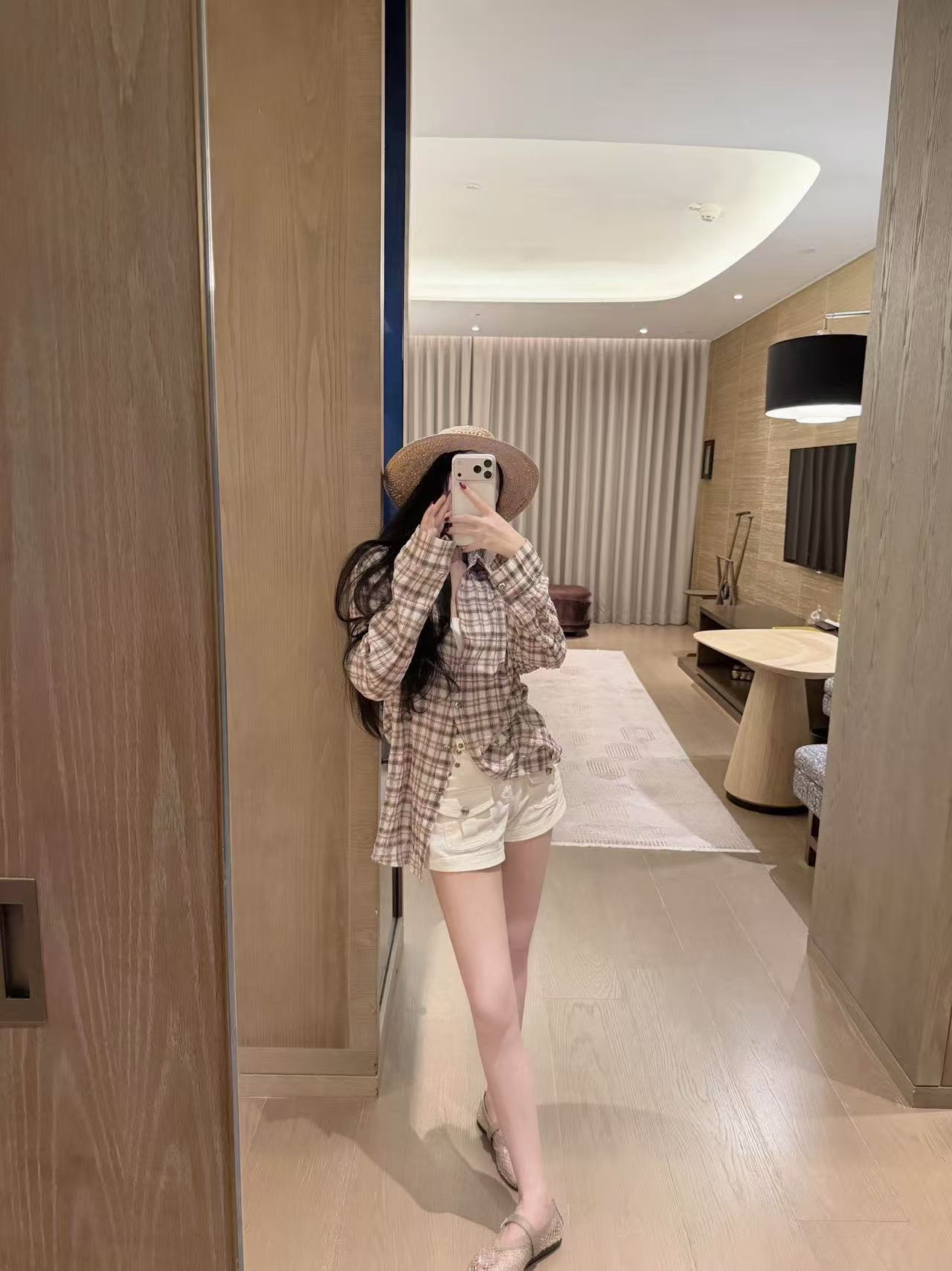 Chr0me Heartsゆったりとしたチェックシャツ【50％割引+送料無料】