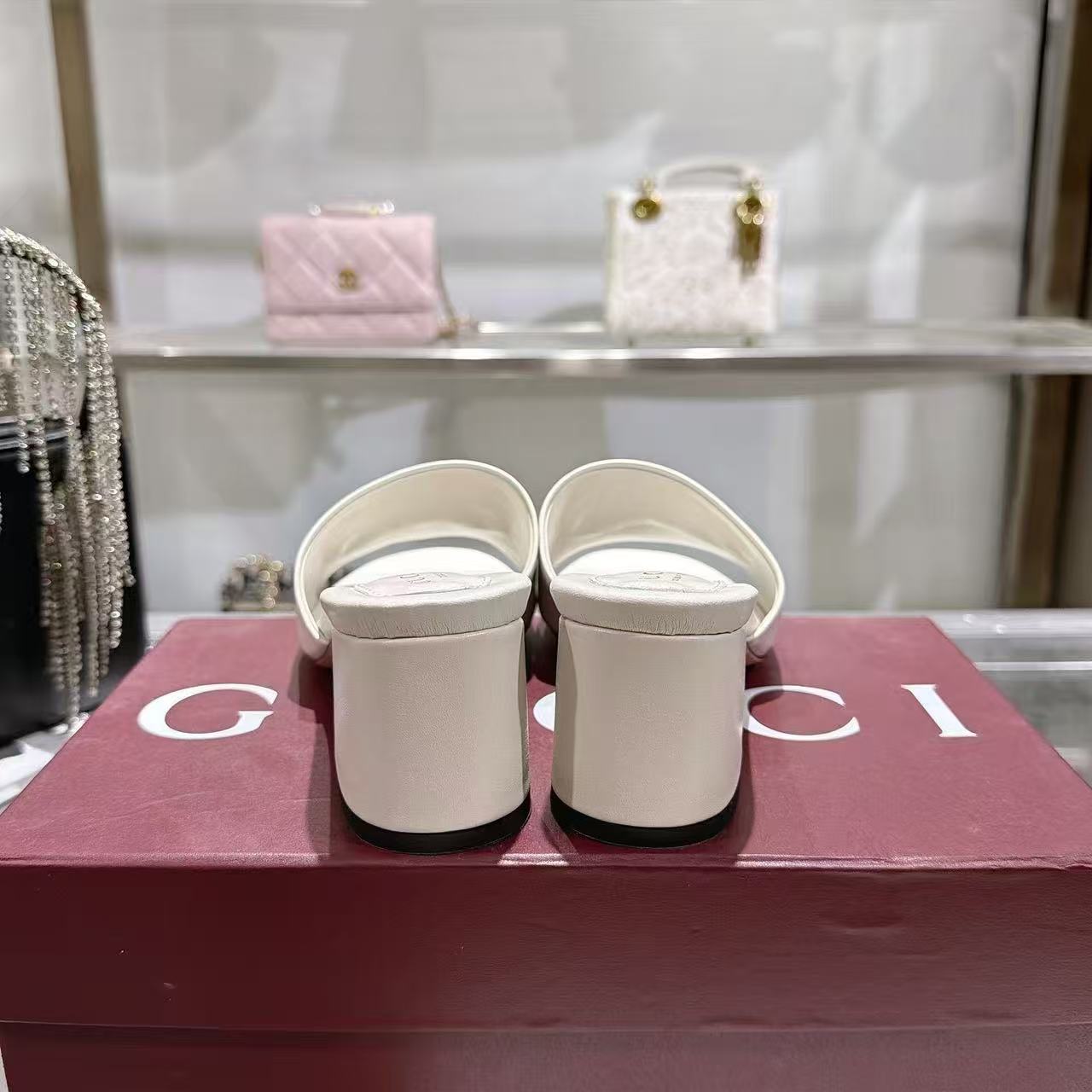 GUCC1 高品質レザー ローヒールシューズ【50％割引+送料無料】