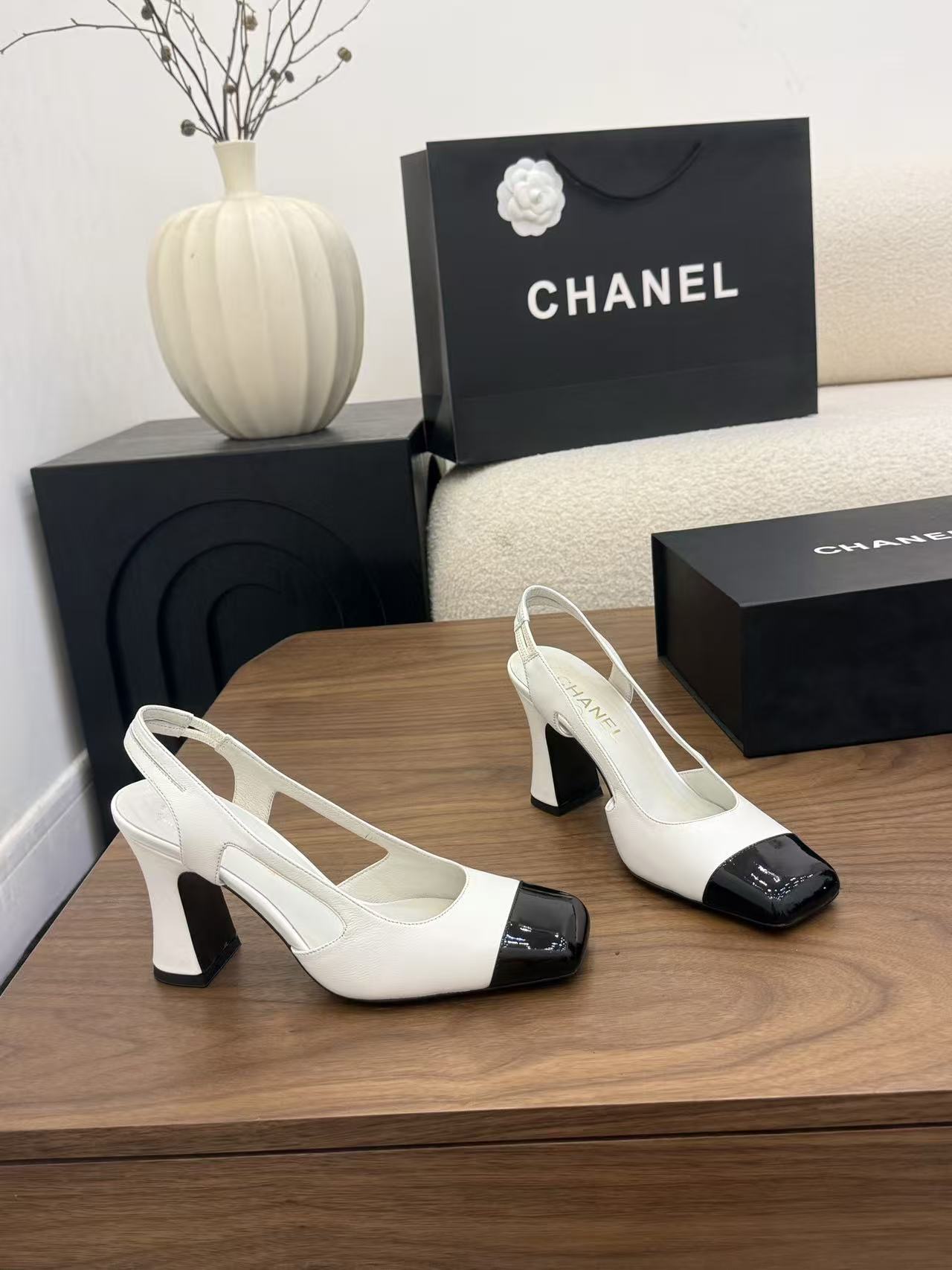 CHANE1 高品質カラーブロックハイヒール【50％割引+送料無料】