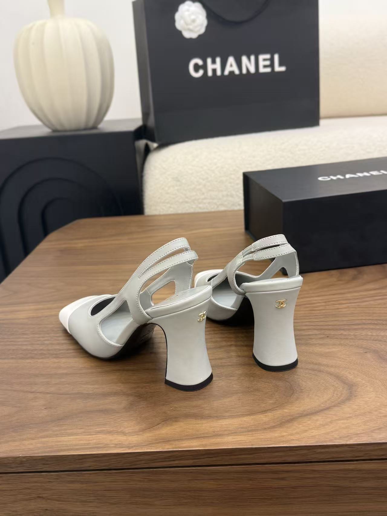 CHANE1 高品質カラーブロックハイヒール【50％割引+送料無料】