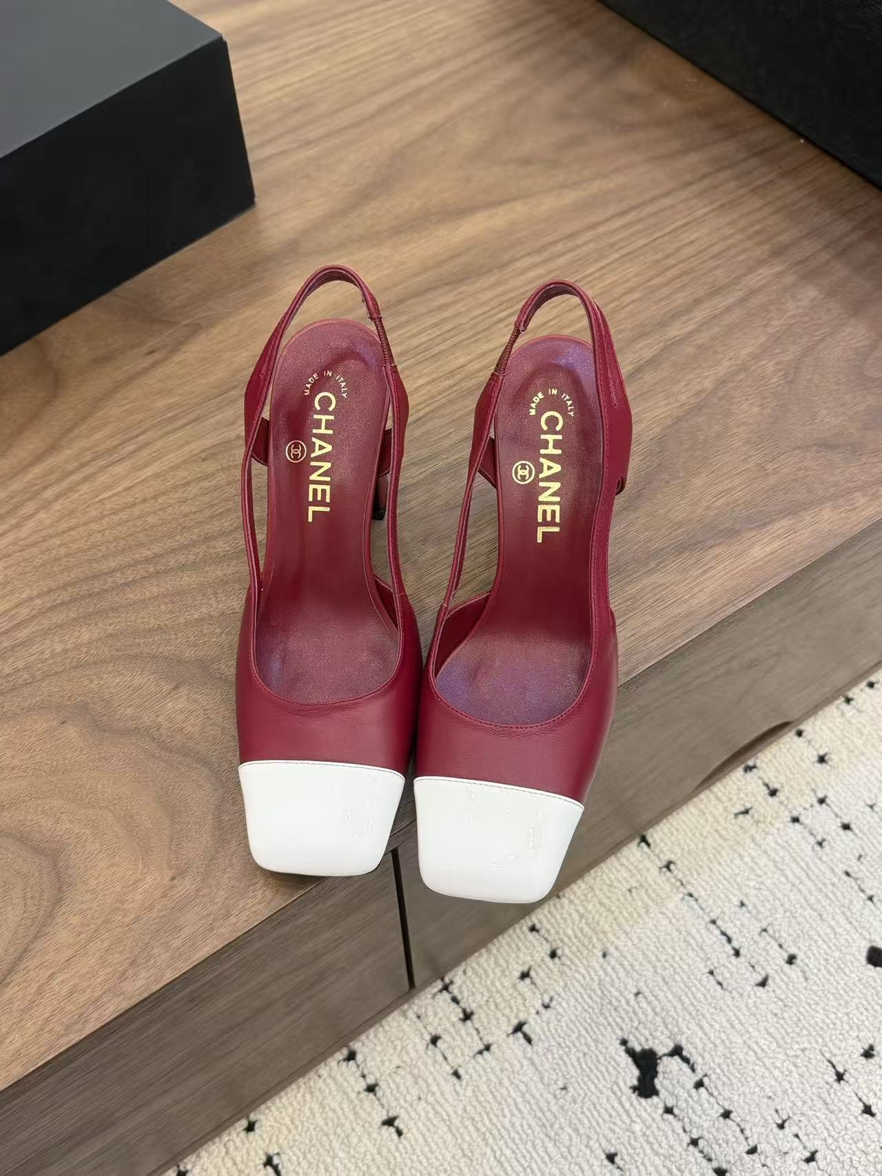 CHANE1 高品質カラーブロックハイヒール【50％割引+送料無料】