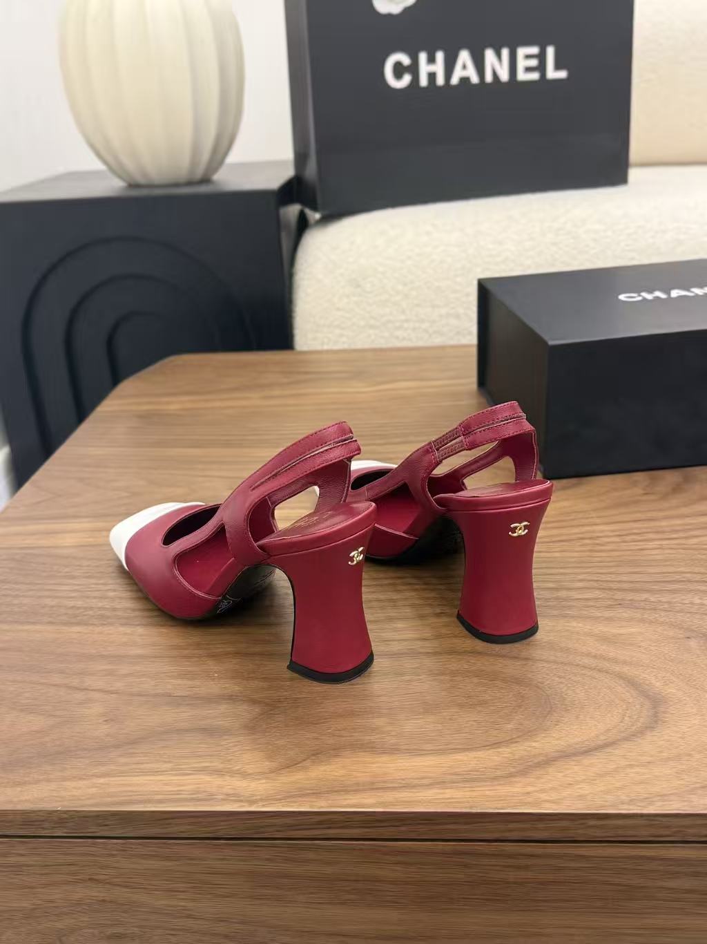 CHANE1 高品質カラーブロックハイヒール【50％割引+送料無料】