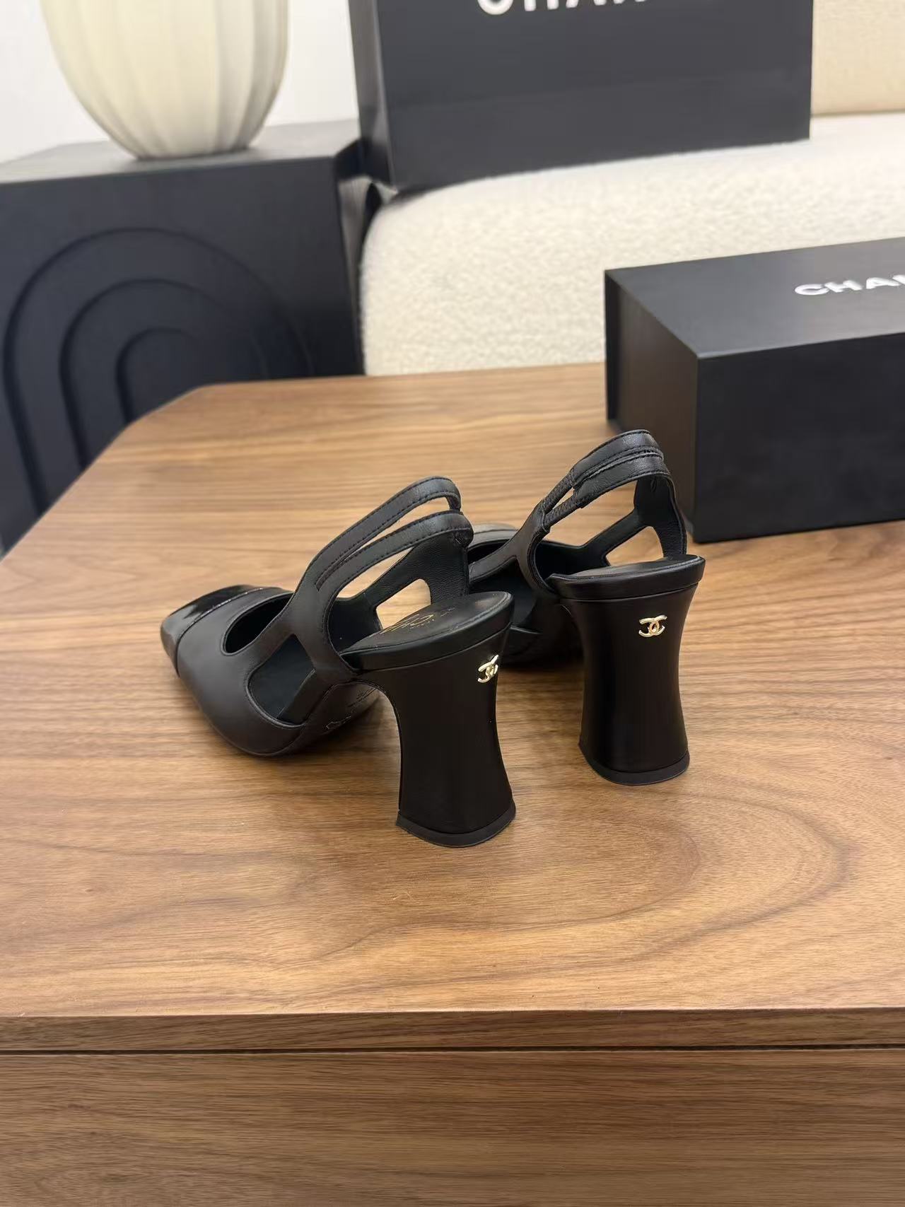 CHANE1 高品質カラーブロックハイヒール【50％割引+送料無料】