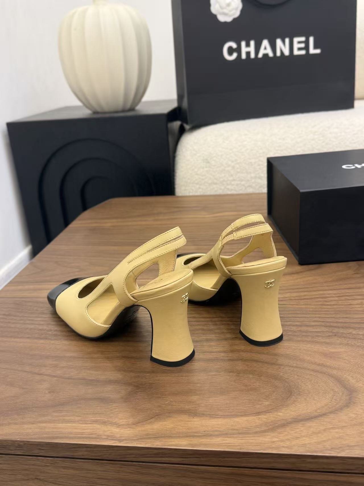 CHANE1 高品質カラーブロックハイヒール【50％割引+送料無料】