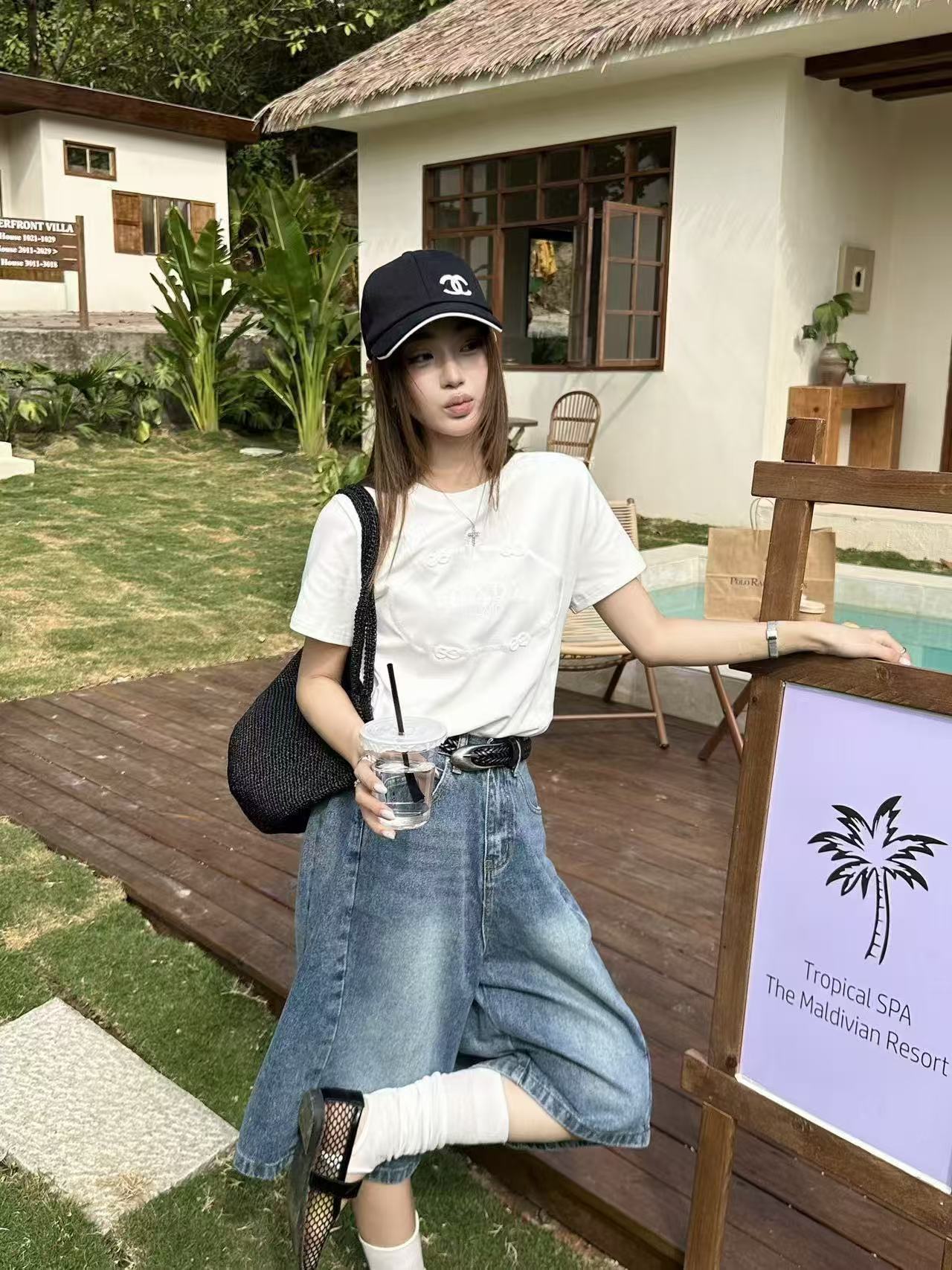 PR4DA 刺繍ロゴTシャツ【50％割引+送料無料】