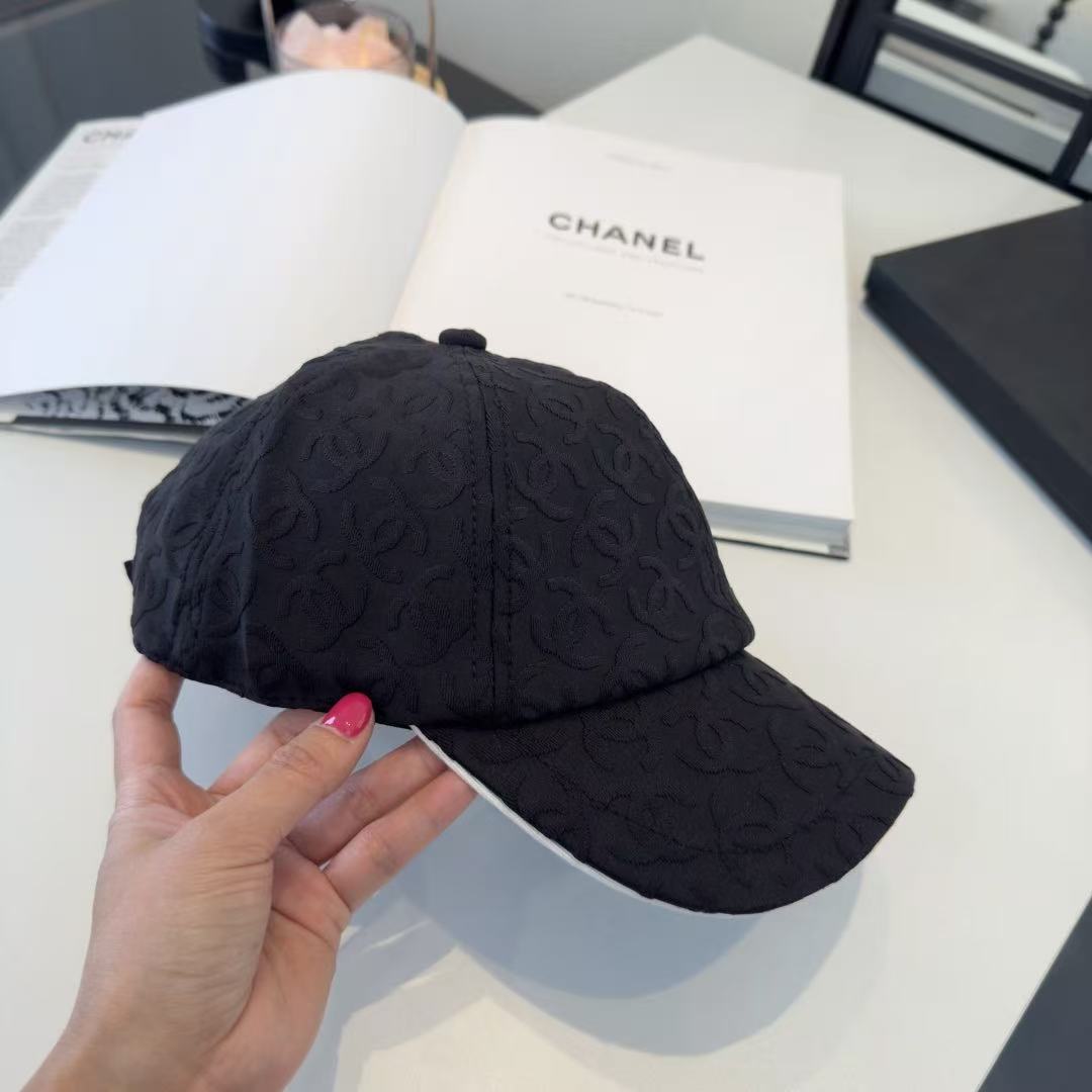 CHANE1ロゴ入りダブルCベースボールキャップ【50％割引+送料無料】