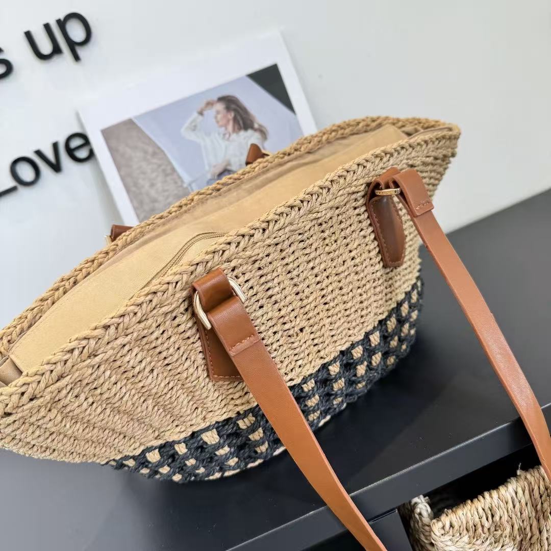 PR4DA カラーブロック ストロー アンダーアームバッグ【50％割引+送料無料】