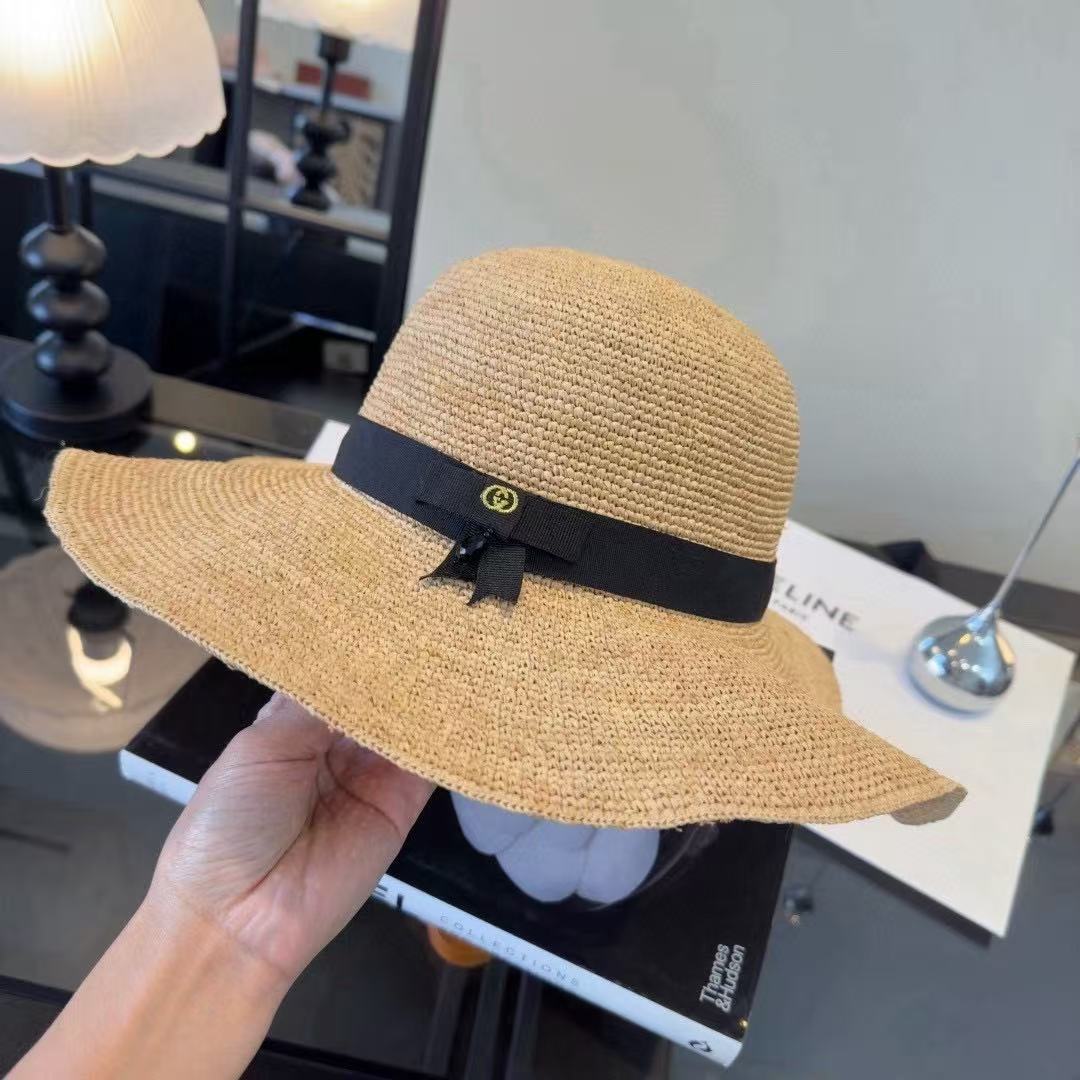 GUCCI ストロービーチハット【50％割引+送料無料】