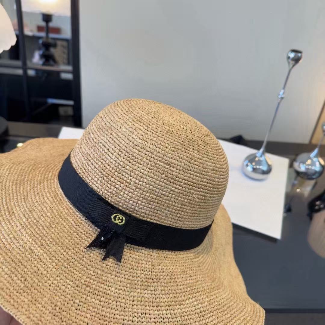 GUCCI ストロービーチハット【50％割引+送料無料】