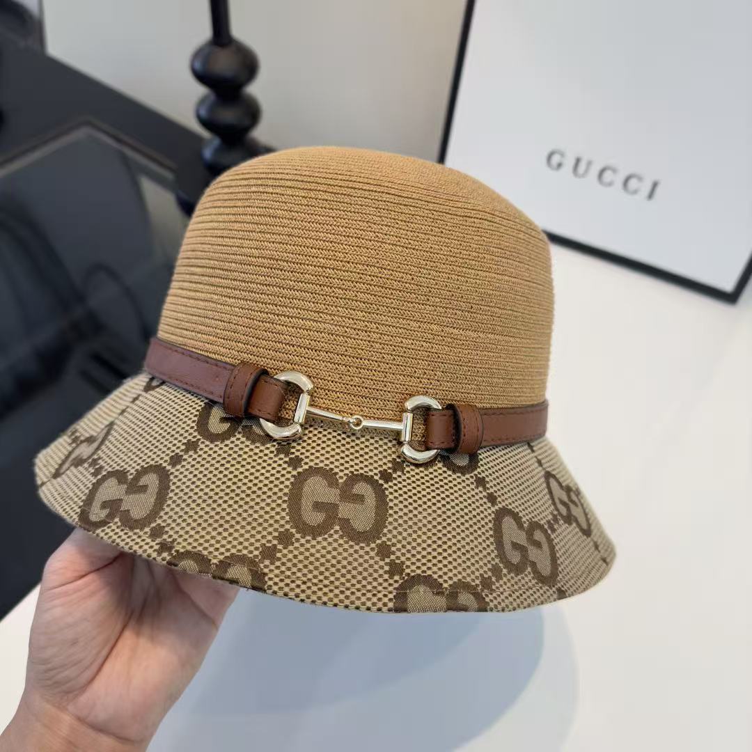 GUCCI ジャカード バケットハット【50％割引+送料無料】