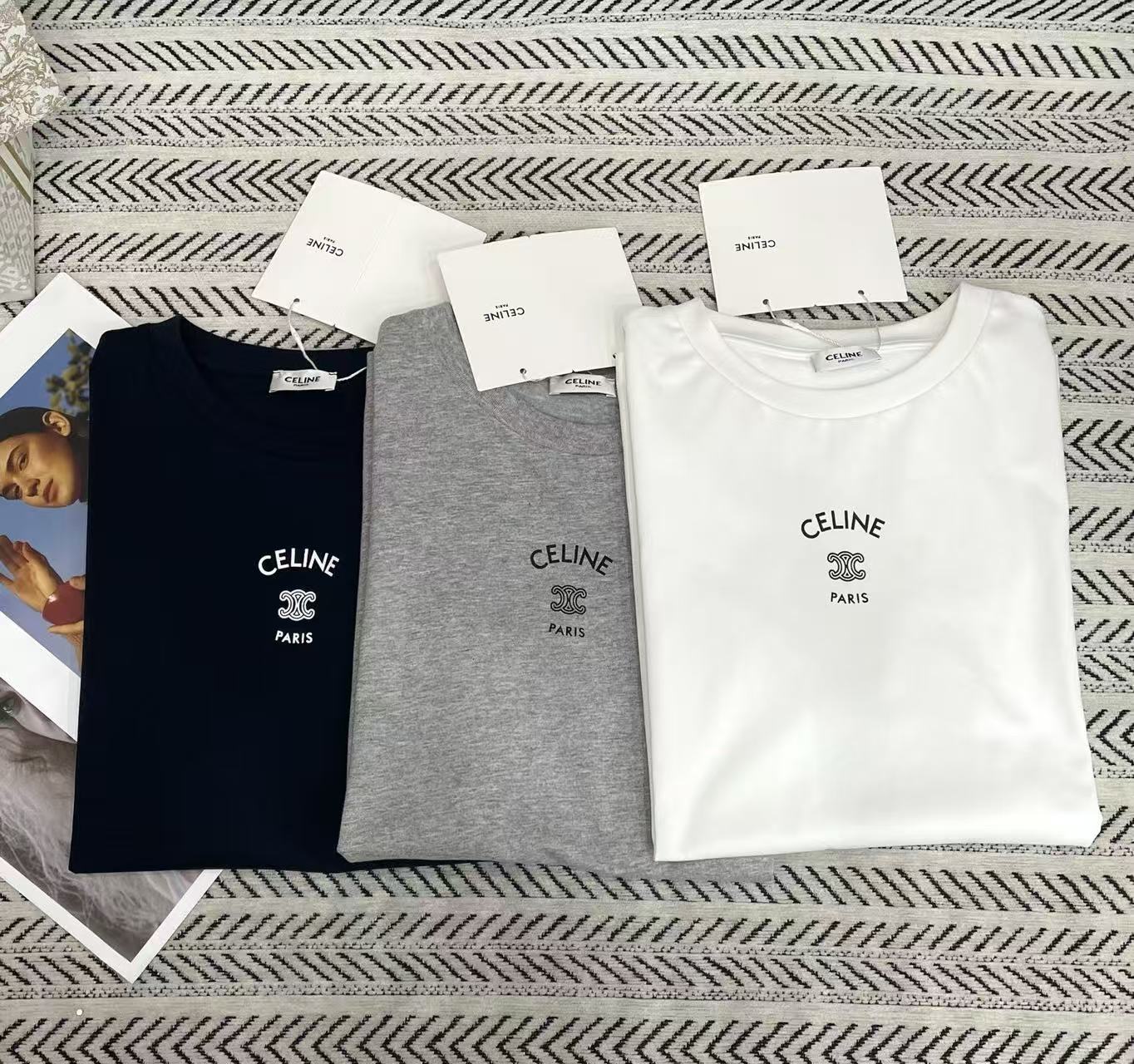 CEL1NE 凱旋門レターTシャツ【50％割引+送料無料】