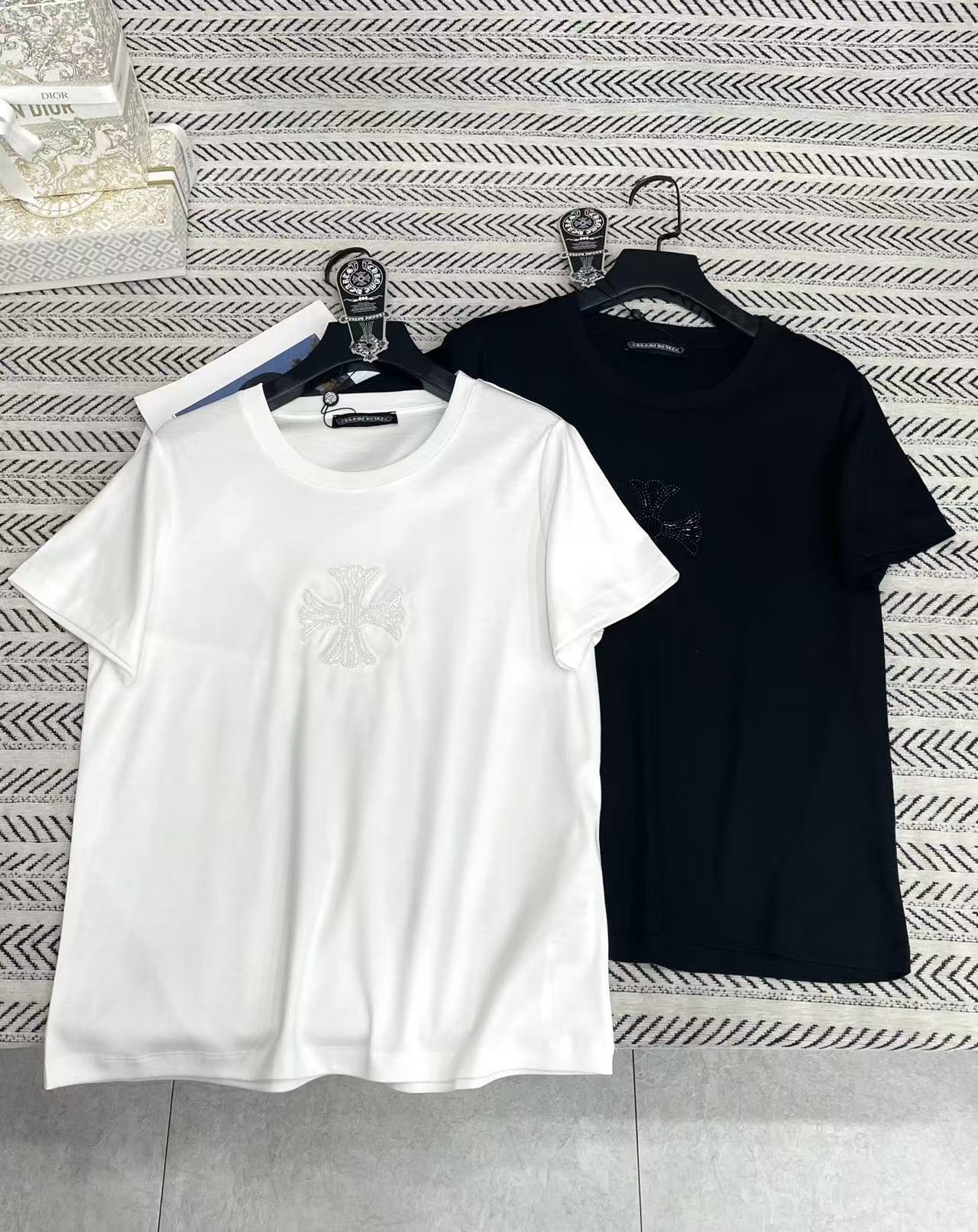 Chr0me Hearts ビーズロゴTシャツ【50％割引+送料無料】